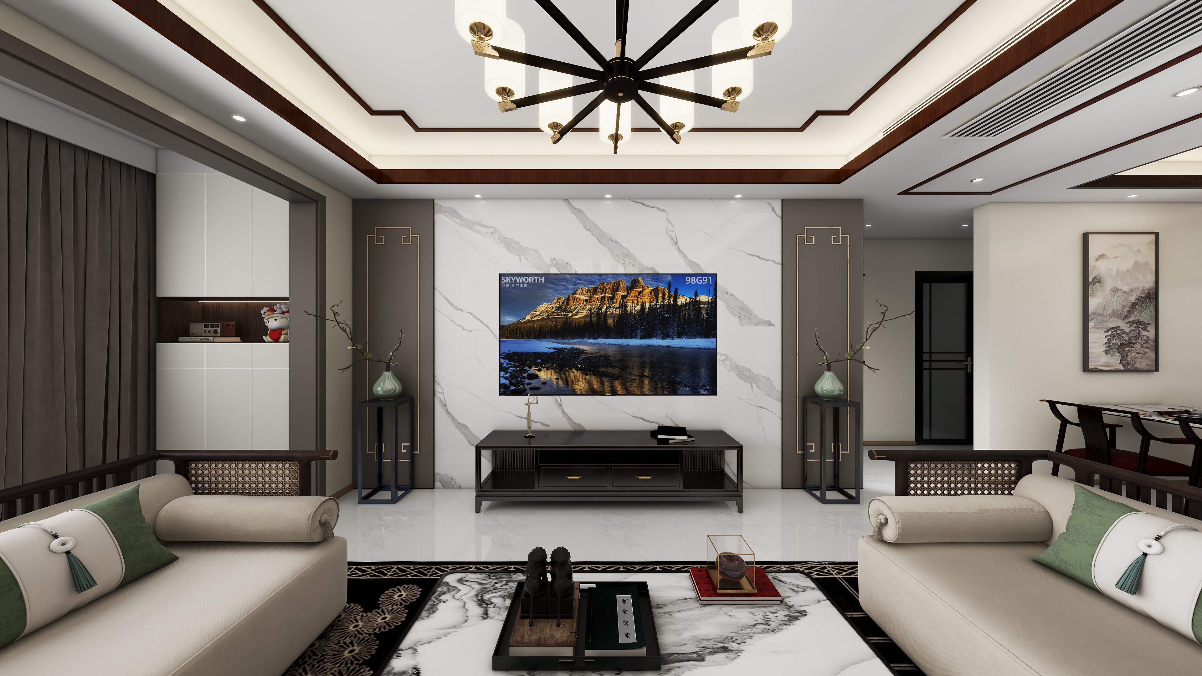 马凯366-桃李春风15-3-802西边户115-装修设计方案