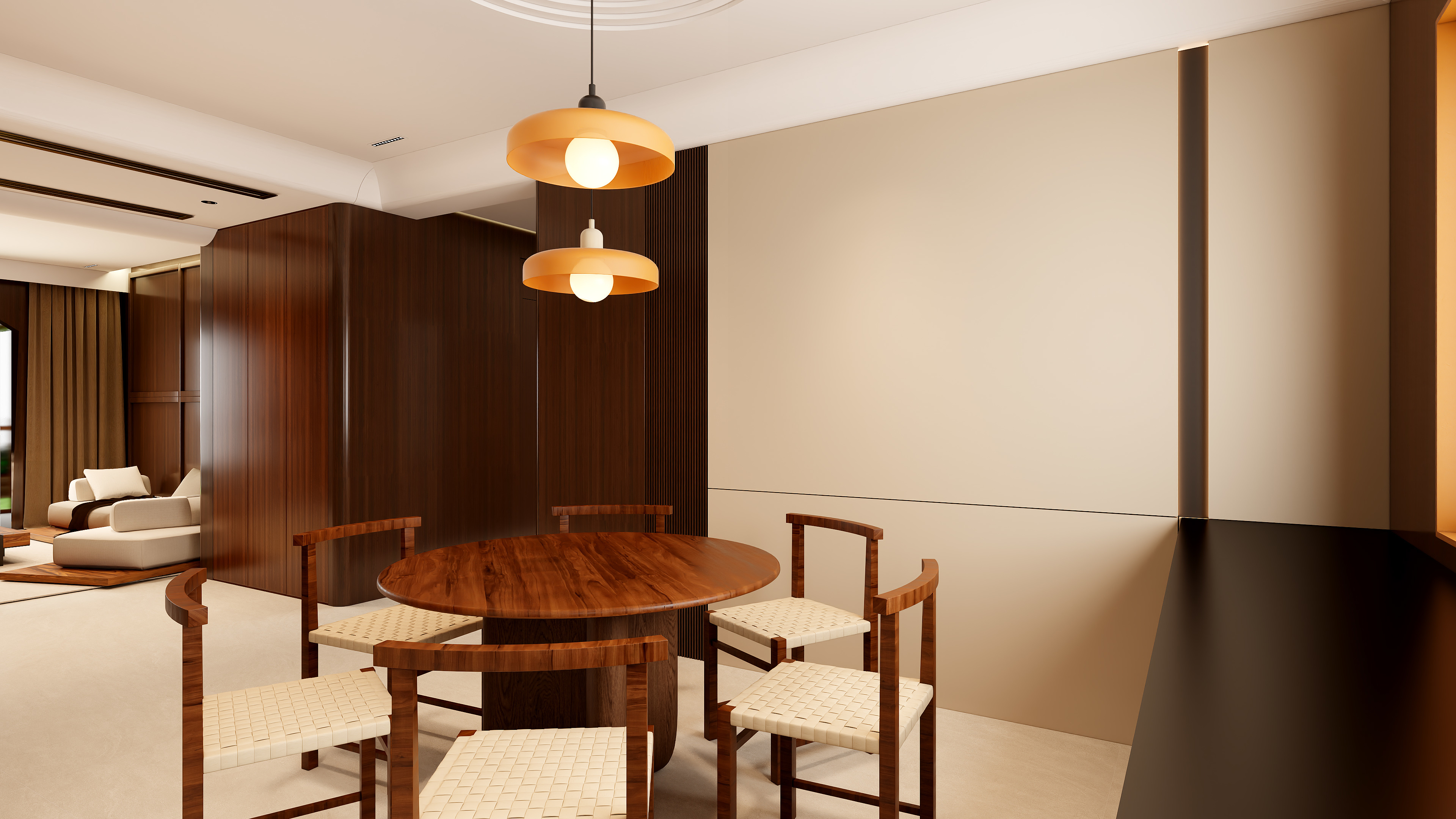 有糖设计工作室-珑玺台意式侘寂风装修效果图