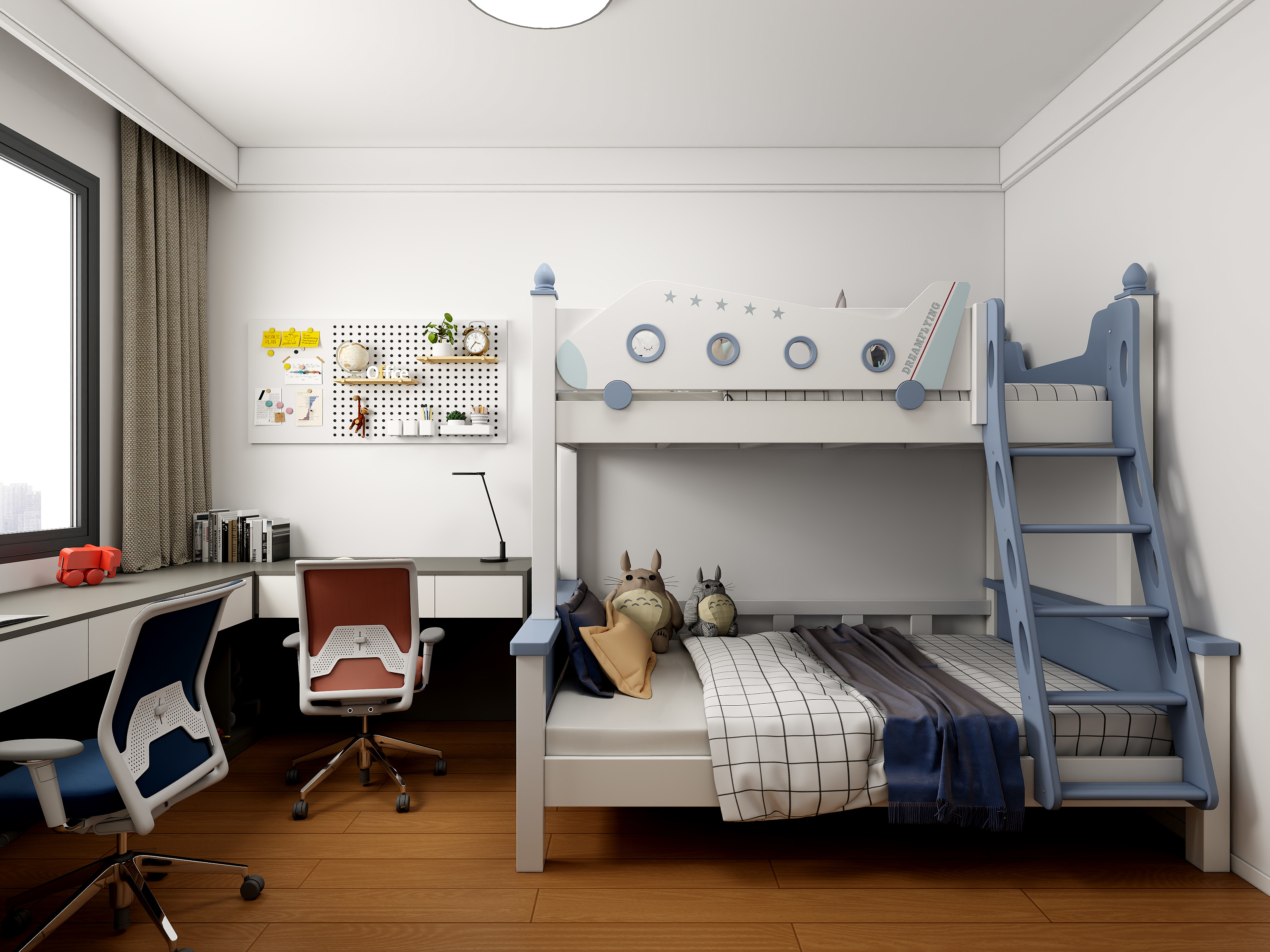 兔宝宝-赣州-地铁万科未来天空之城139㎡3室-装修设计方案