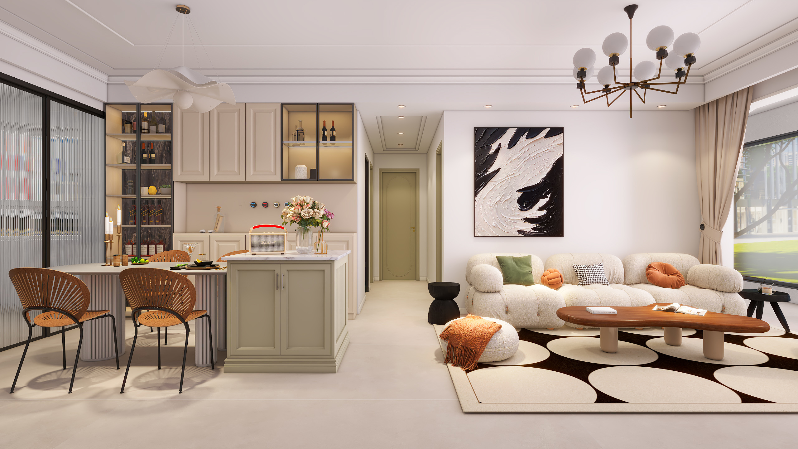 凯瑞19962366650-法式小居装修效果图