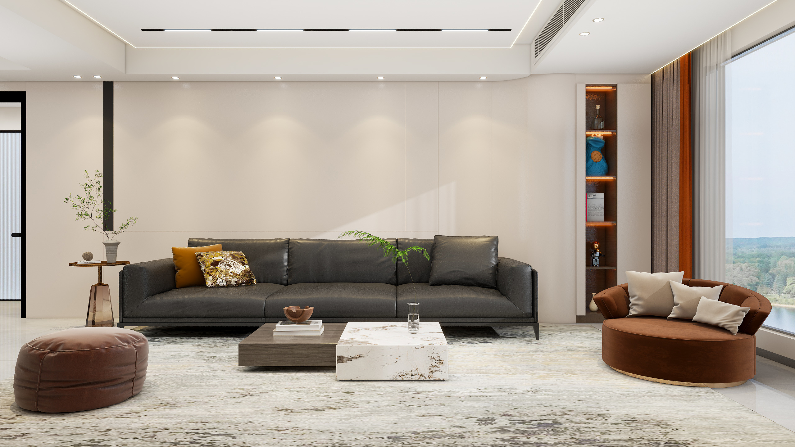 金豆-095-125㎡2室-装修设计方案