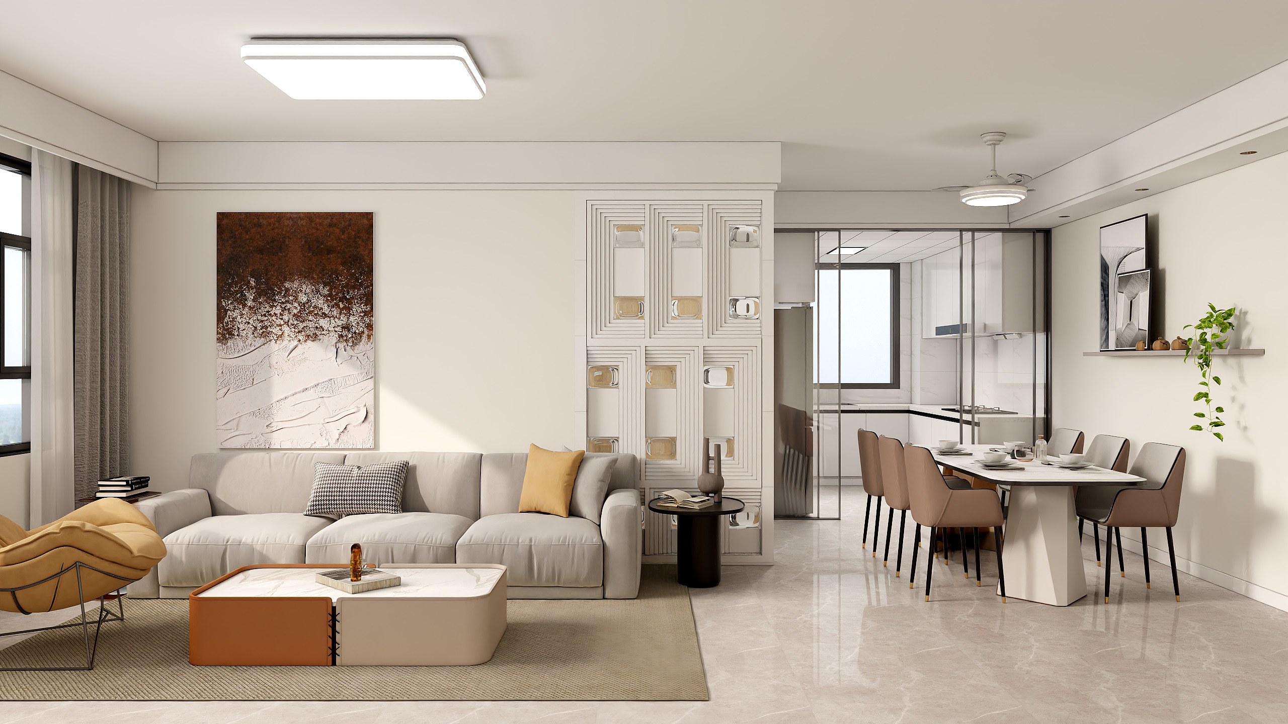 a小伙子风-梁山惠馨苑2现代简约-装修设计方案