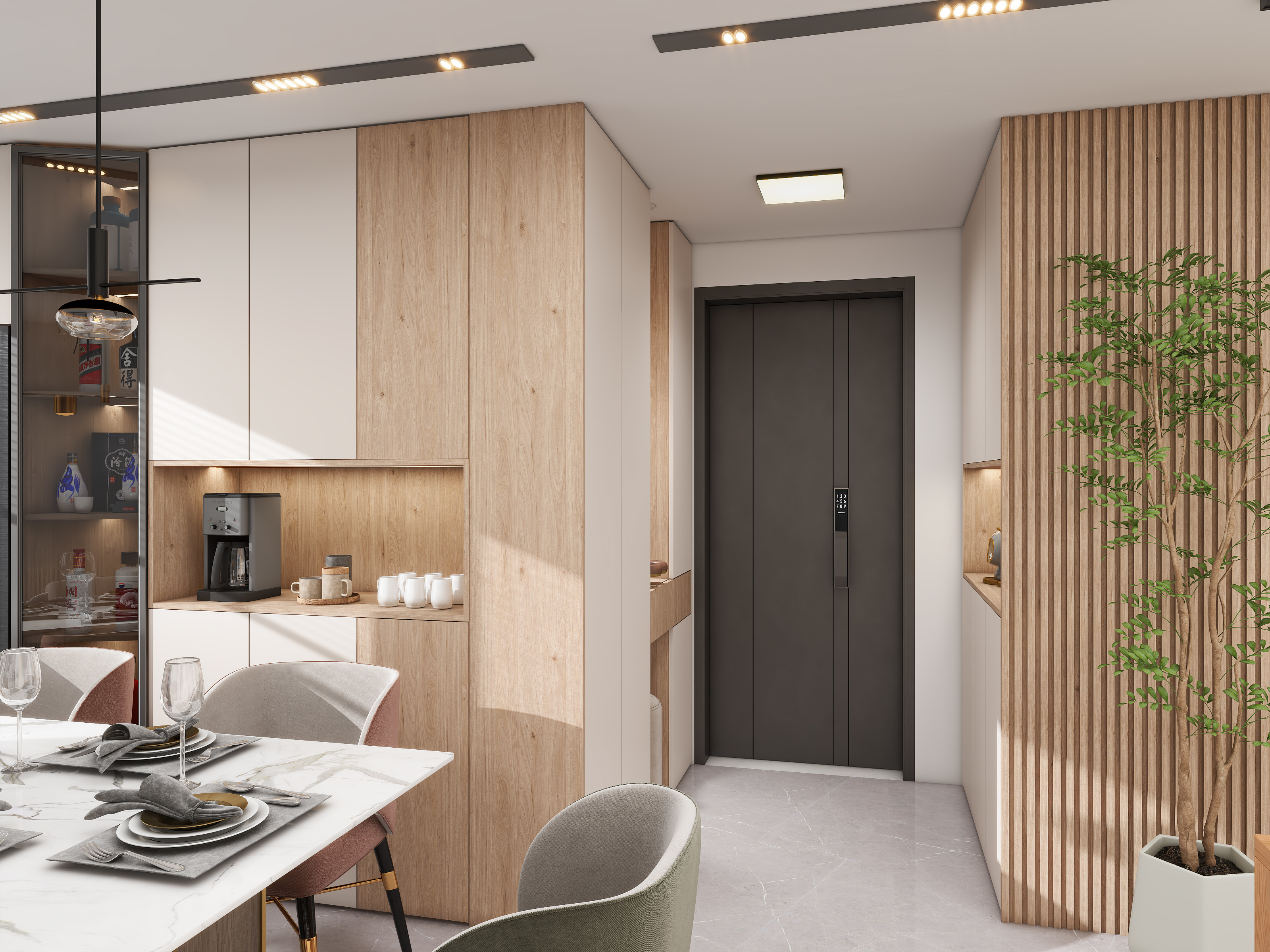 LiMxgk-108㎡2室装修效果图