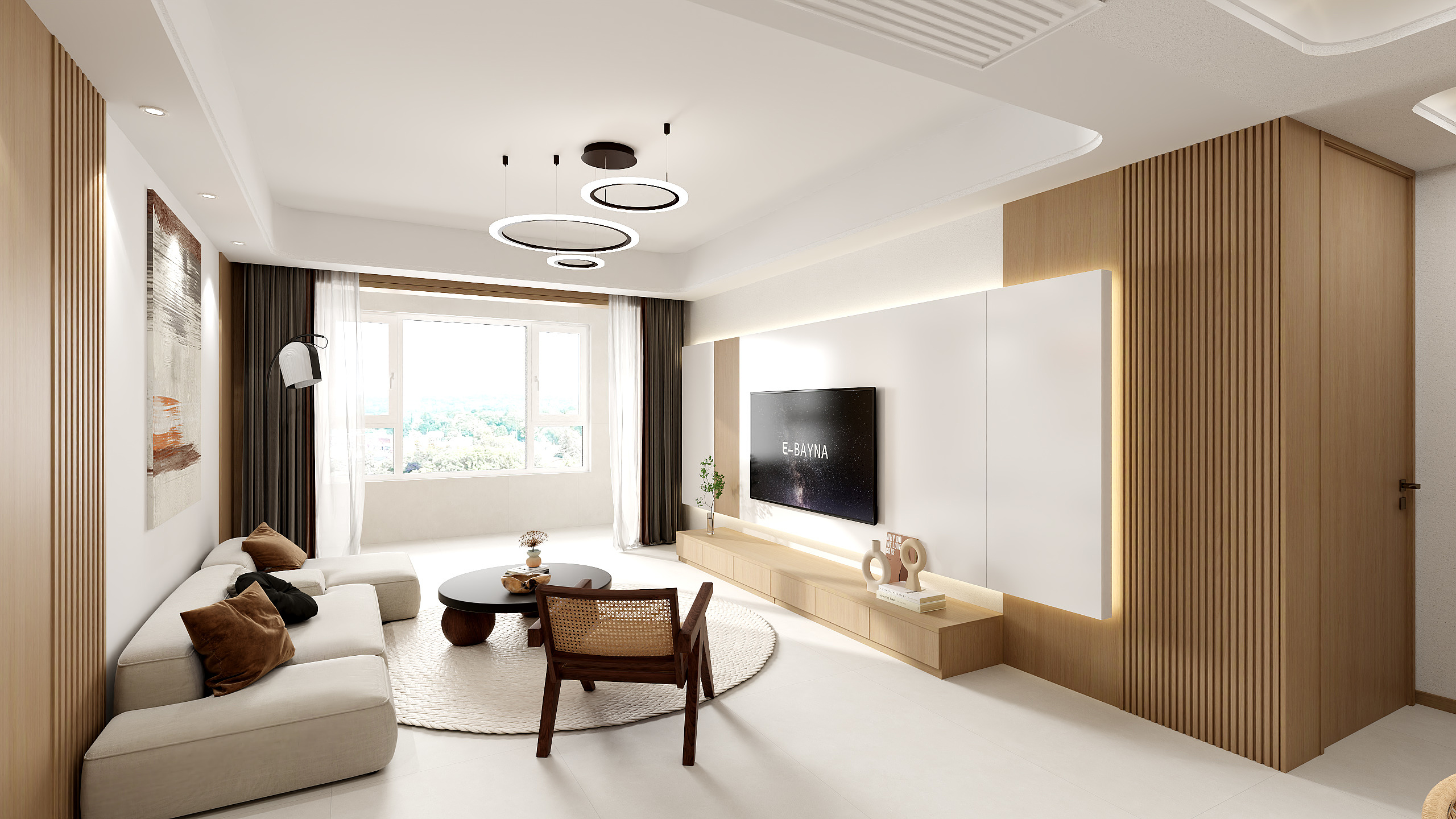 伯亿雅居-公园世代103㎡3室-装修设计方案