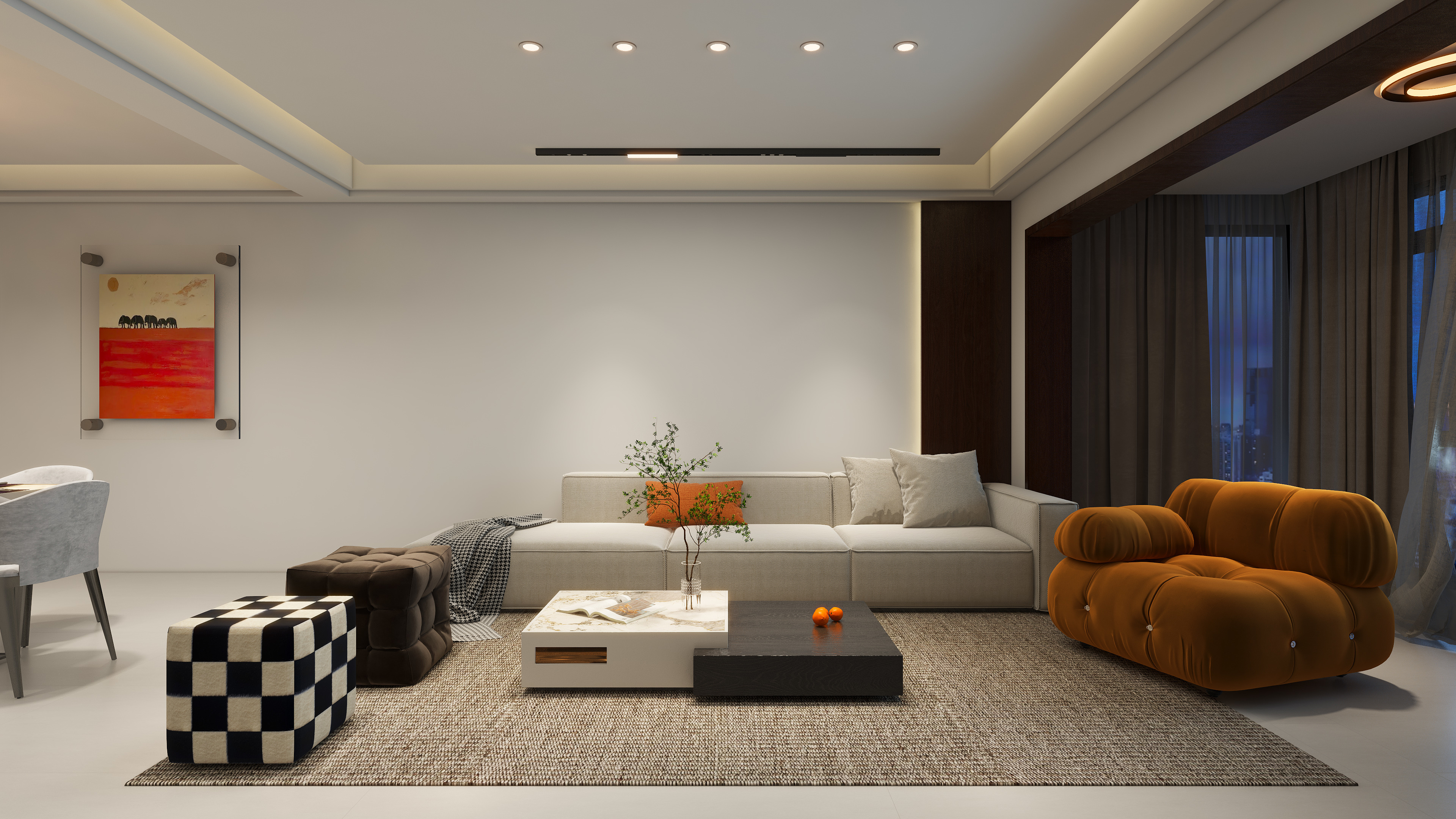 小迷糊cXgt-贵阳恒大珺睿府127㎡4室-装修设计方案