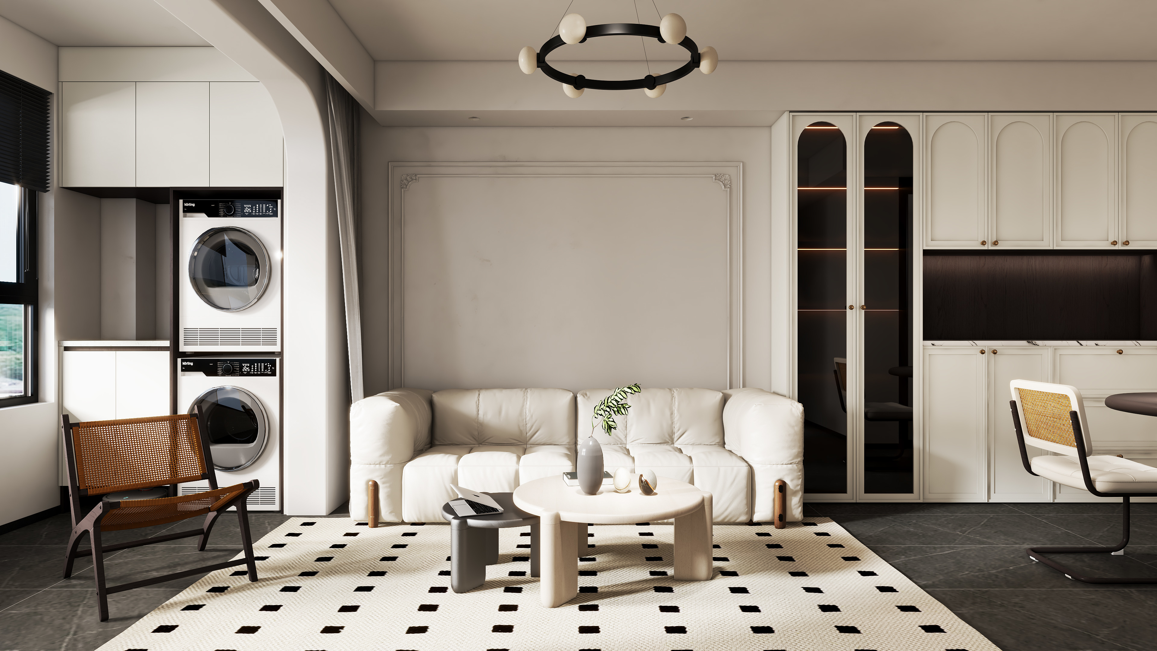 树下草堂-现代简约80㎡2室-装修设计方案