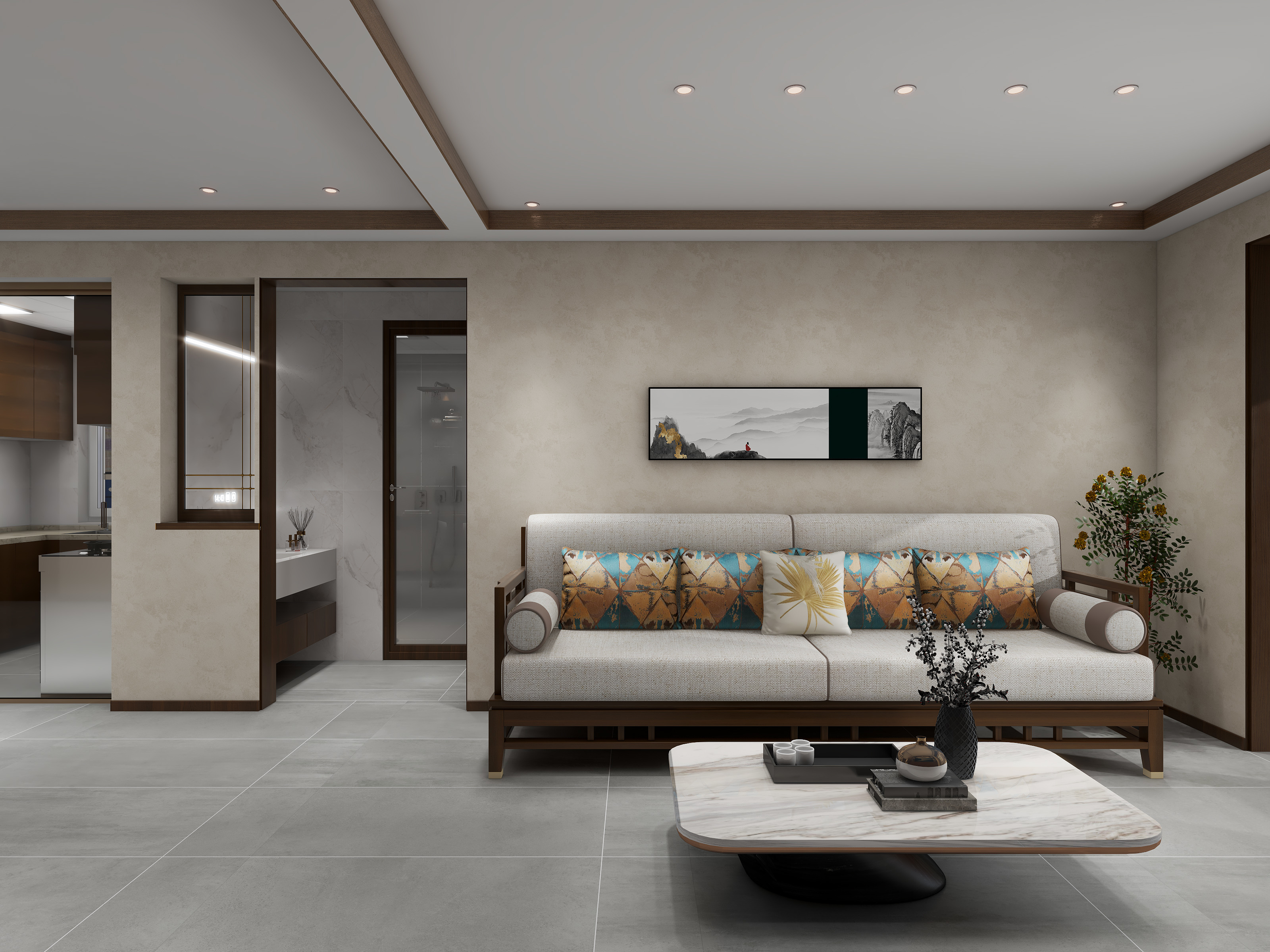 小冯在郑州干装修-美盛   教育港湾  -装修设计方案