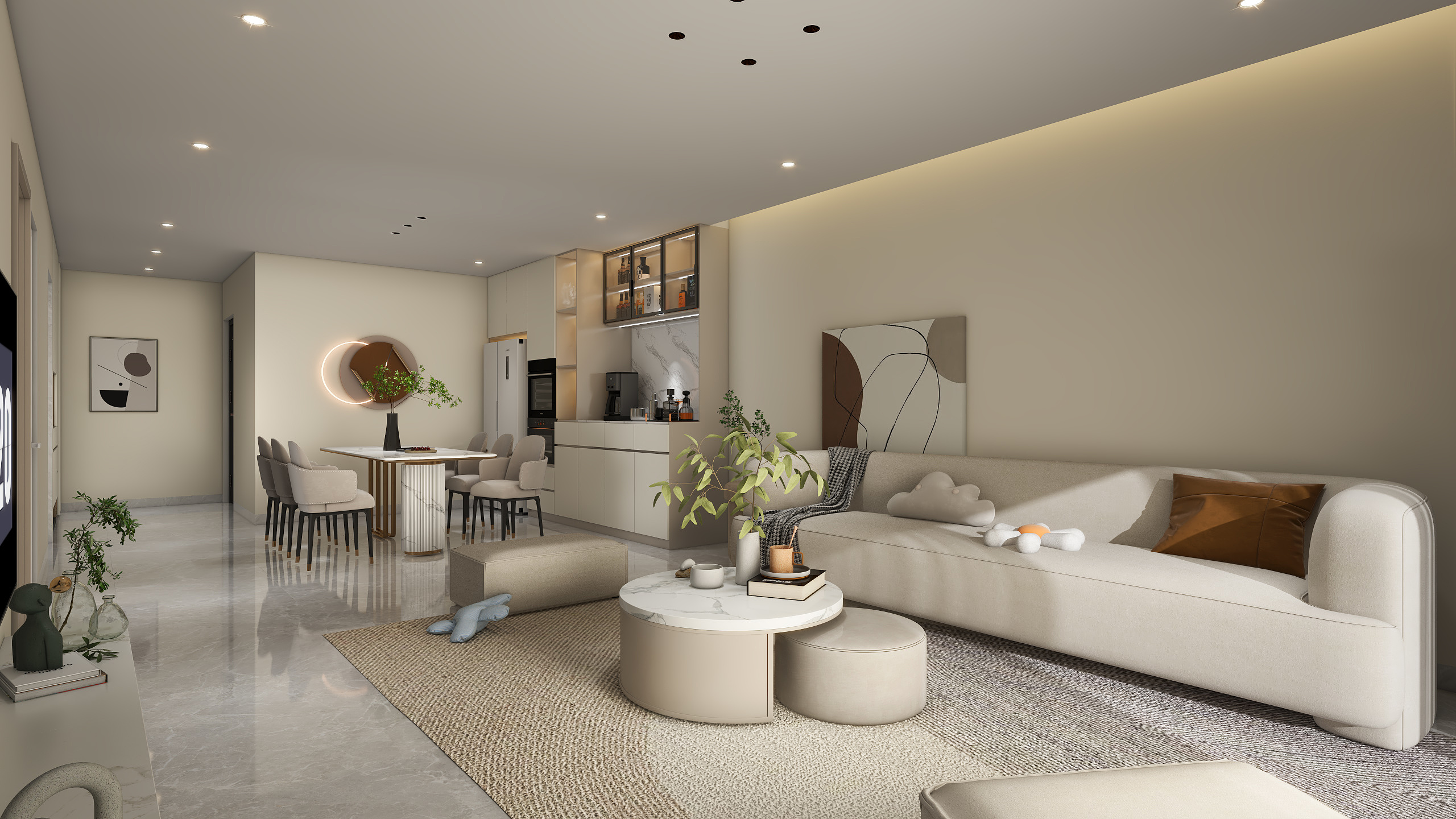 云慵...-现代奶油风-装修设计方案