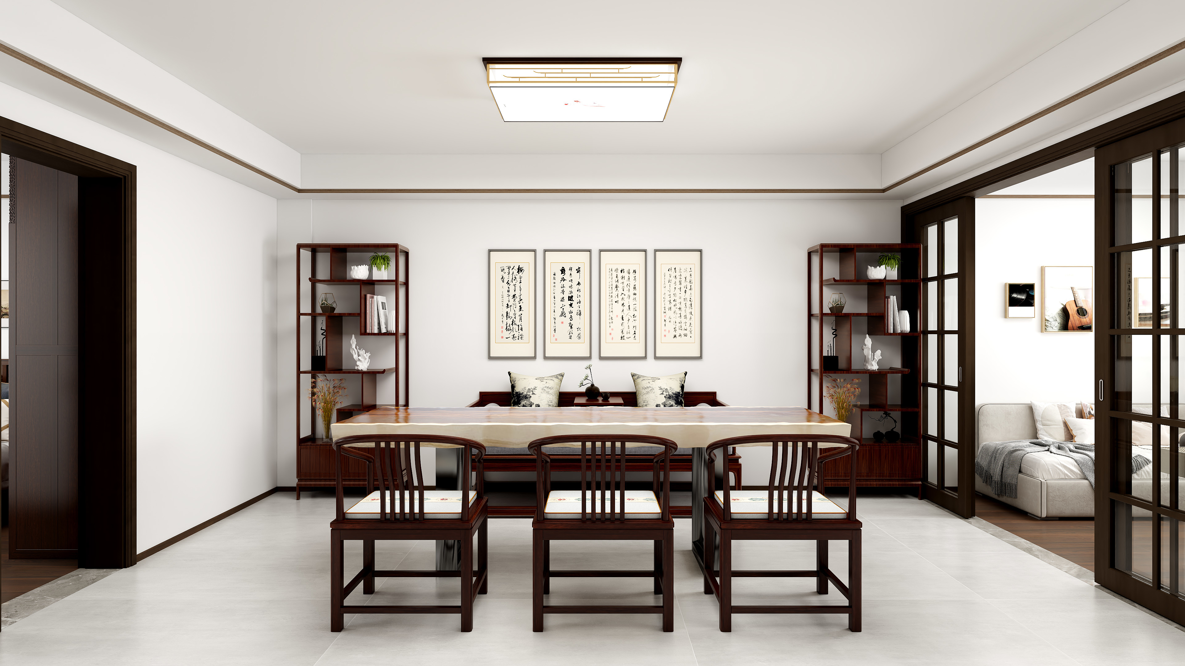 福州极简全案-金冠花园92㎡3室-装修设计方案