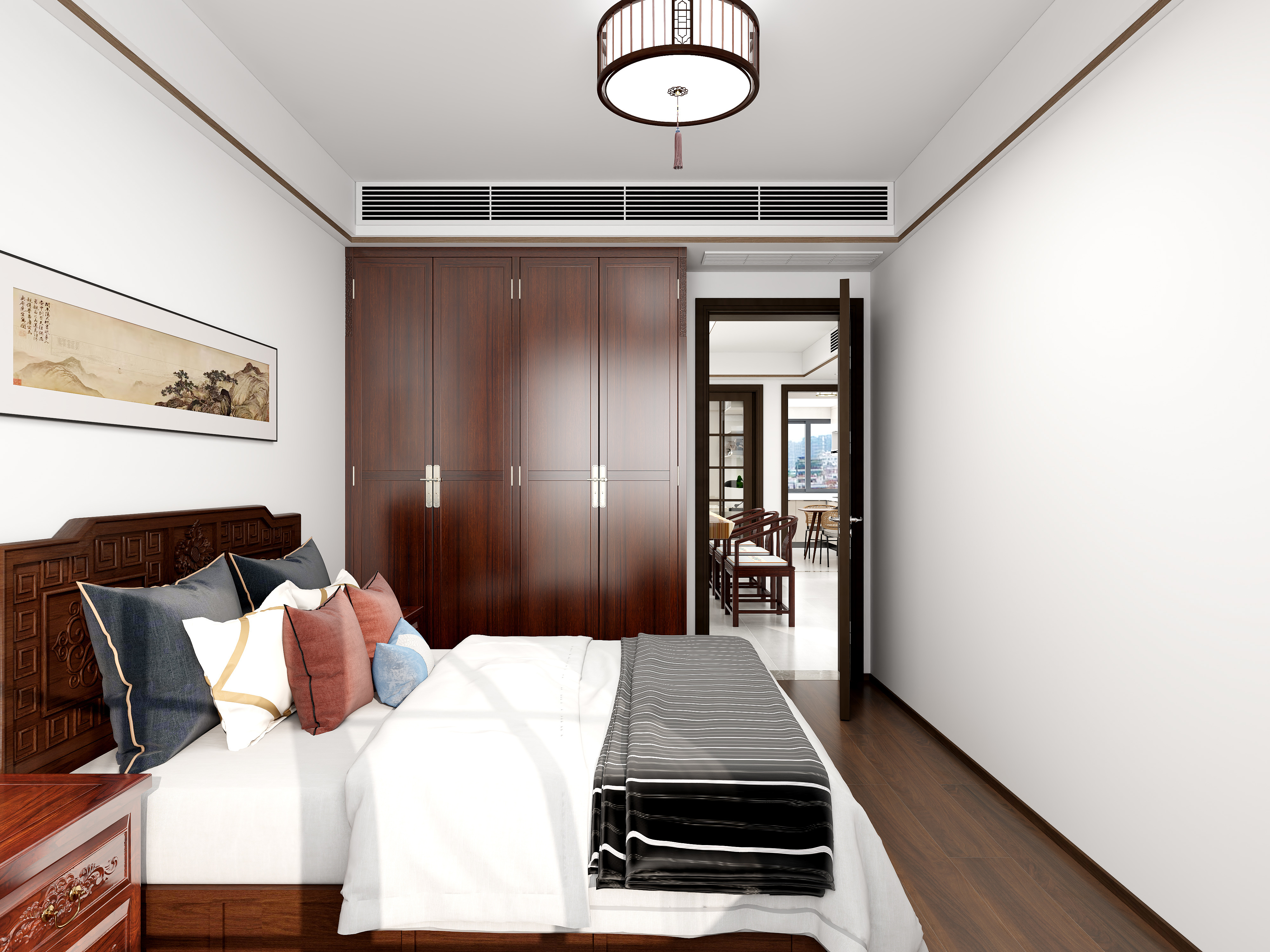 福州极简全案-金冠花园92㎡3室装修效果图