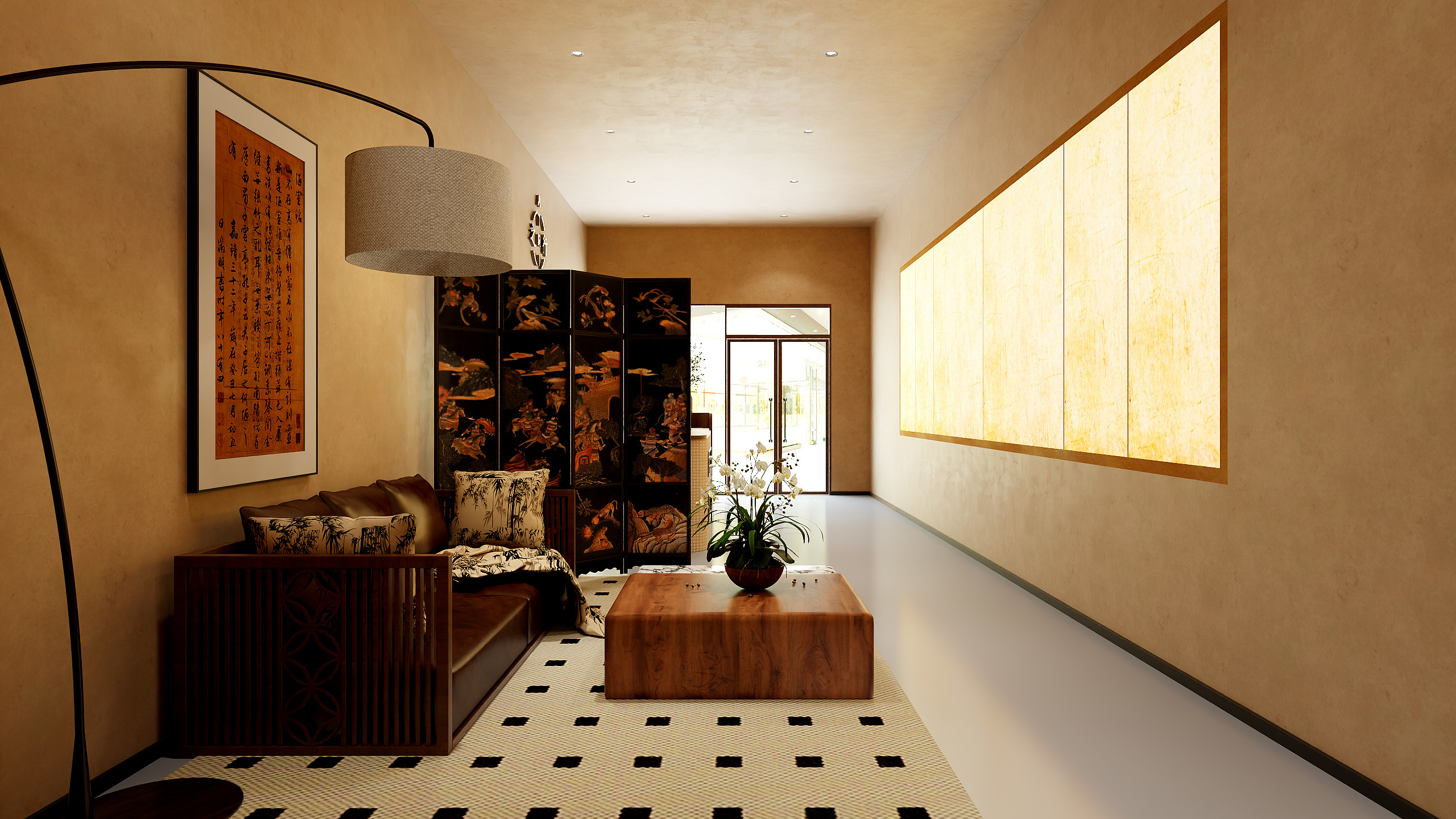 VR一效果图-舞蹈室_recover-装修设计方案