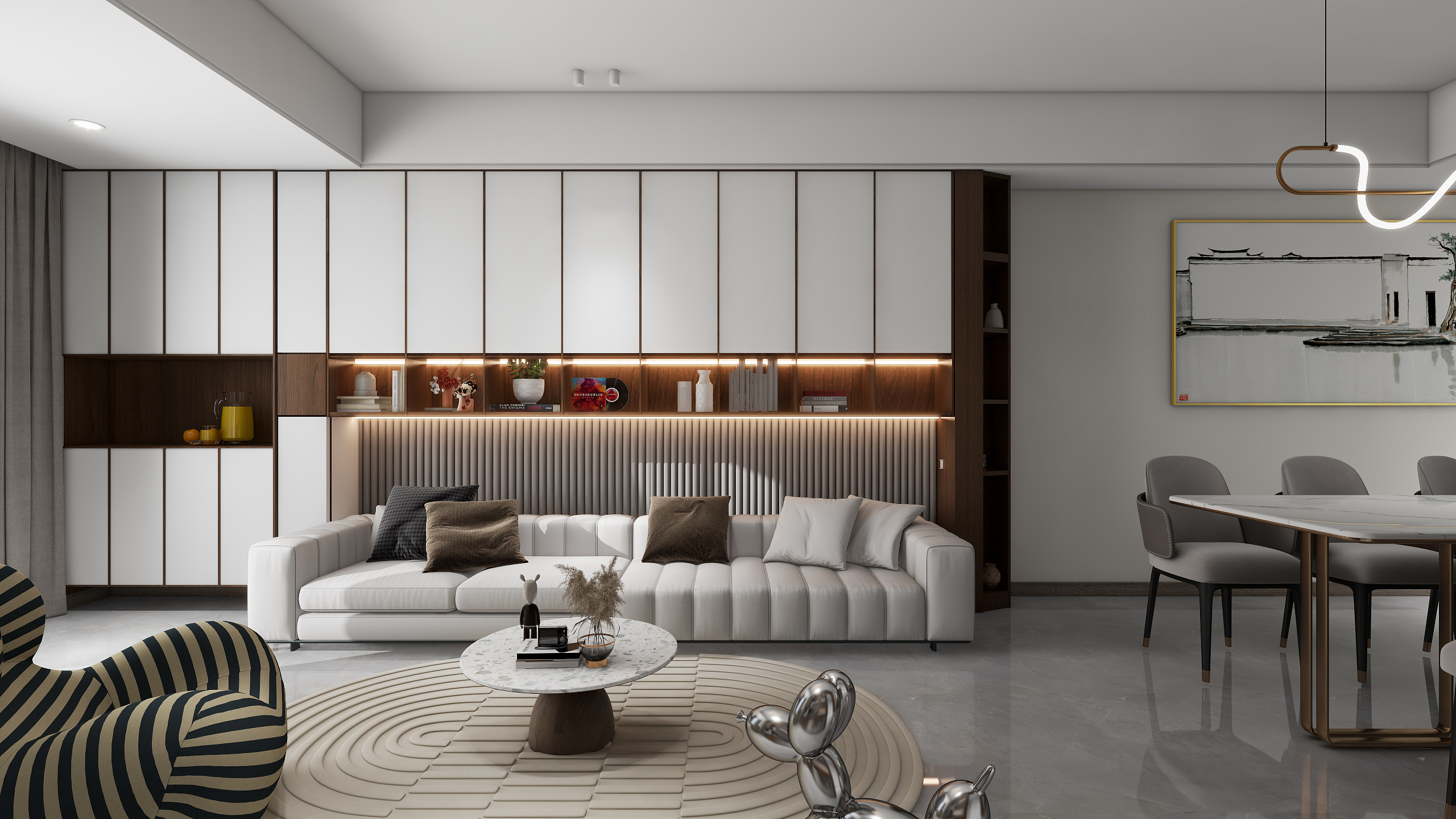 筑星装饰-中骏四季阳光82㎡3室-装修设计方案