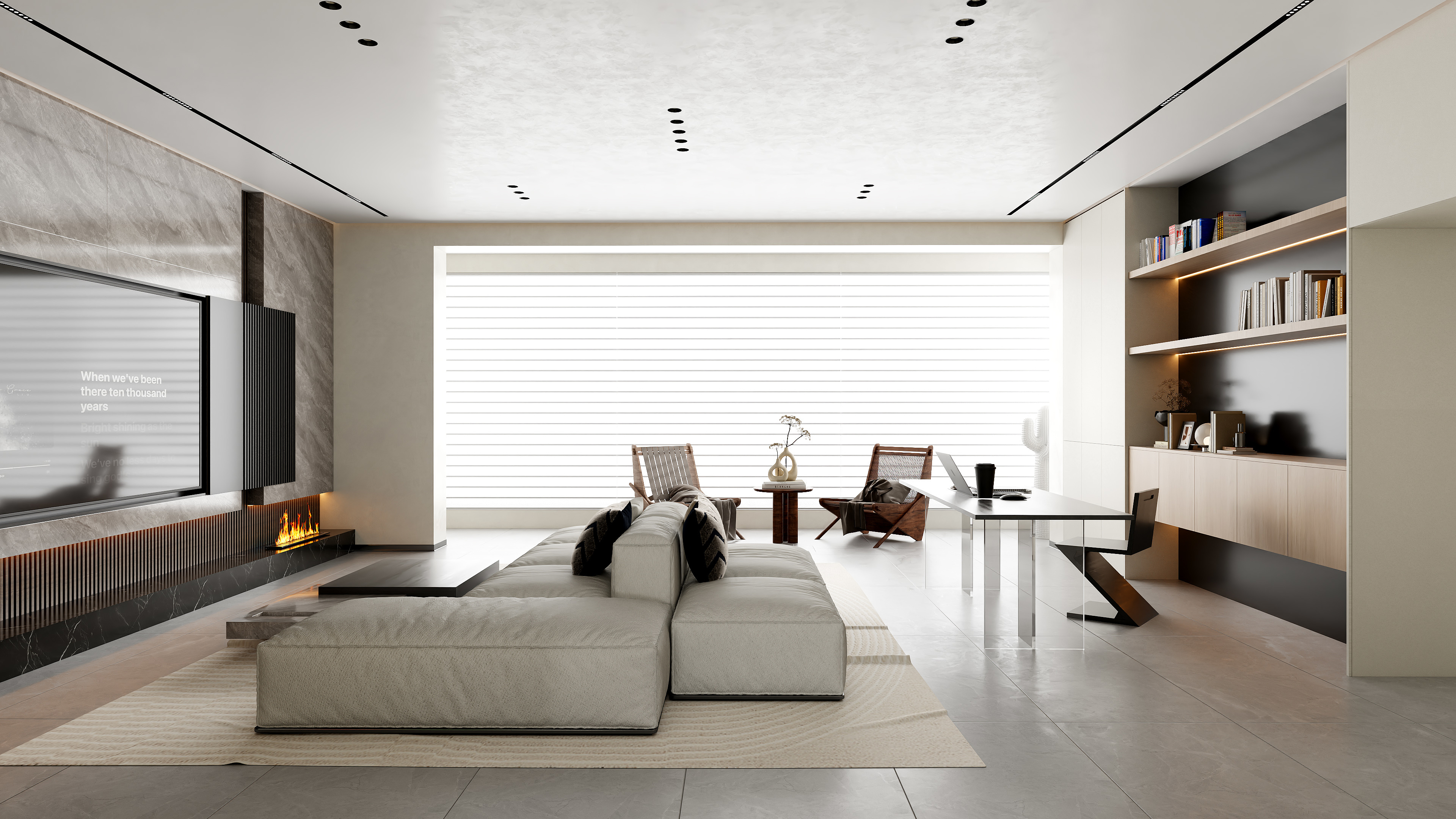 张张涨钱啦-极简轻奢大平层-装修设计方案