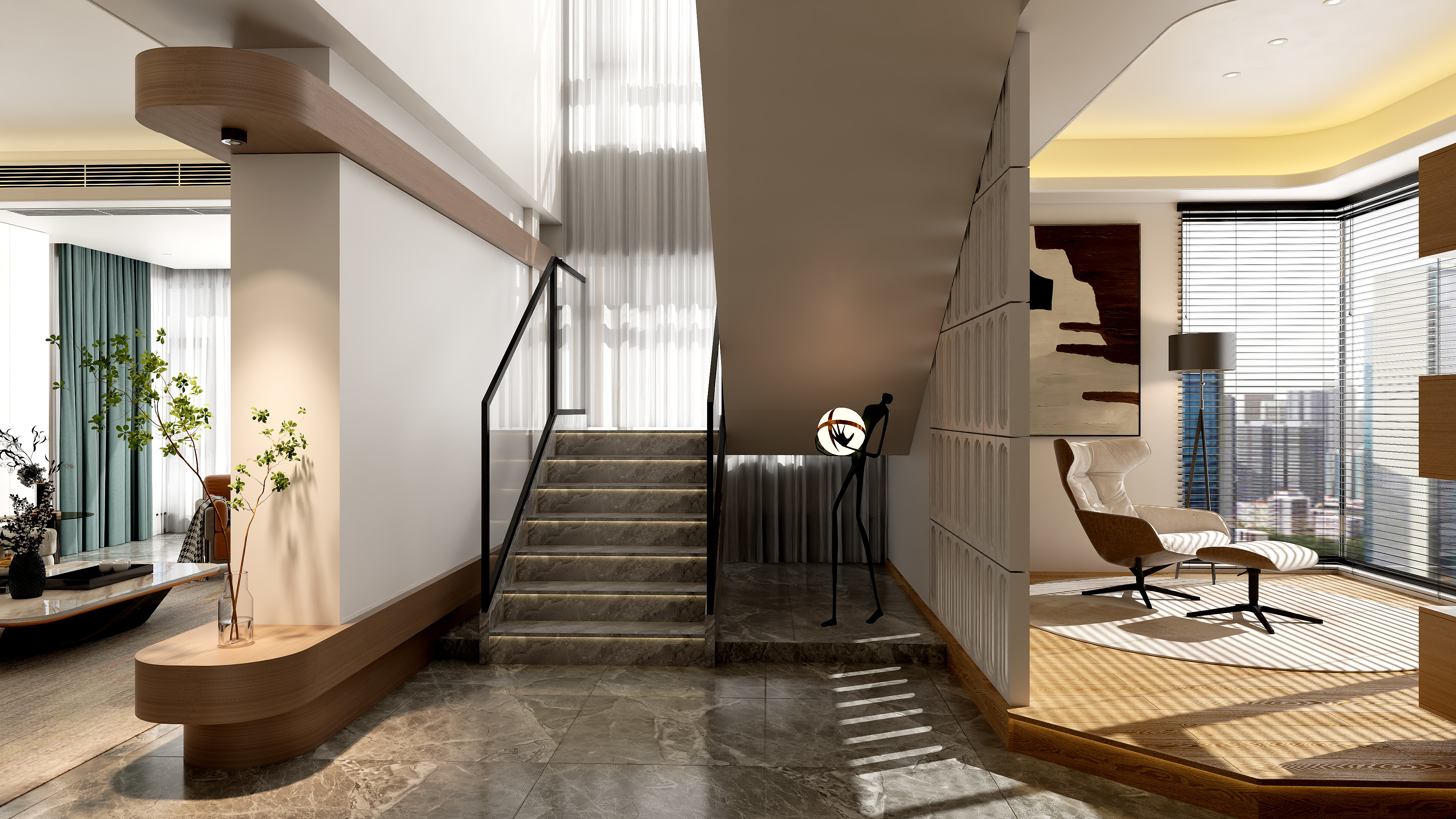 TX-LAW-木风别墅装修效果图