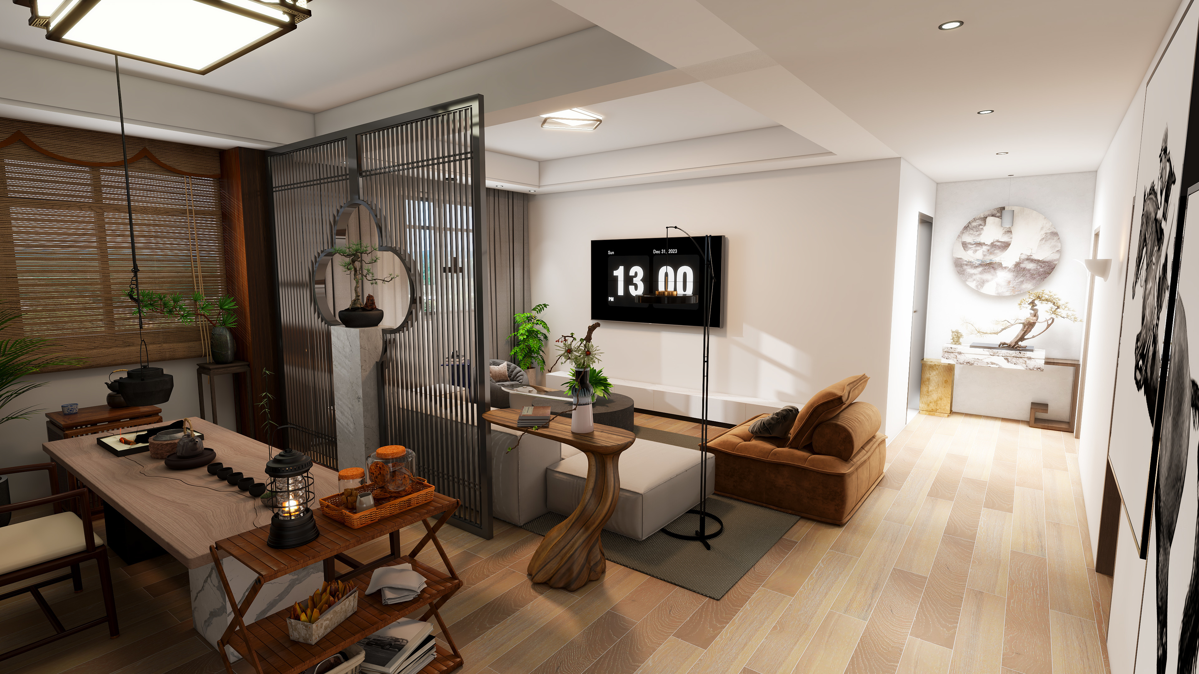 效果图只供参考实际效果以现场为准-哈森路自建房装修效果图