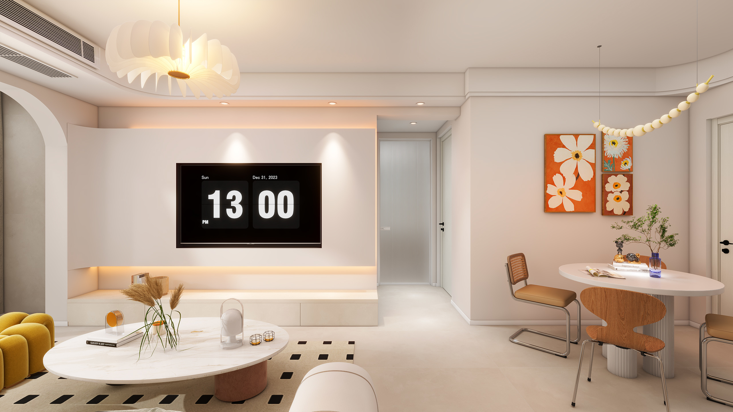 D设计-83㎡2室-装修设计方案