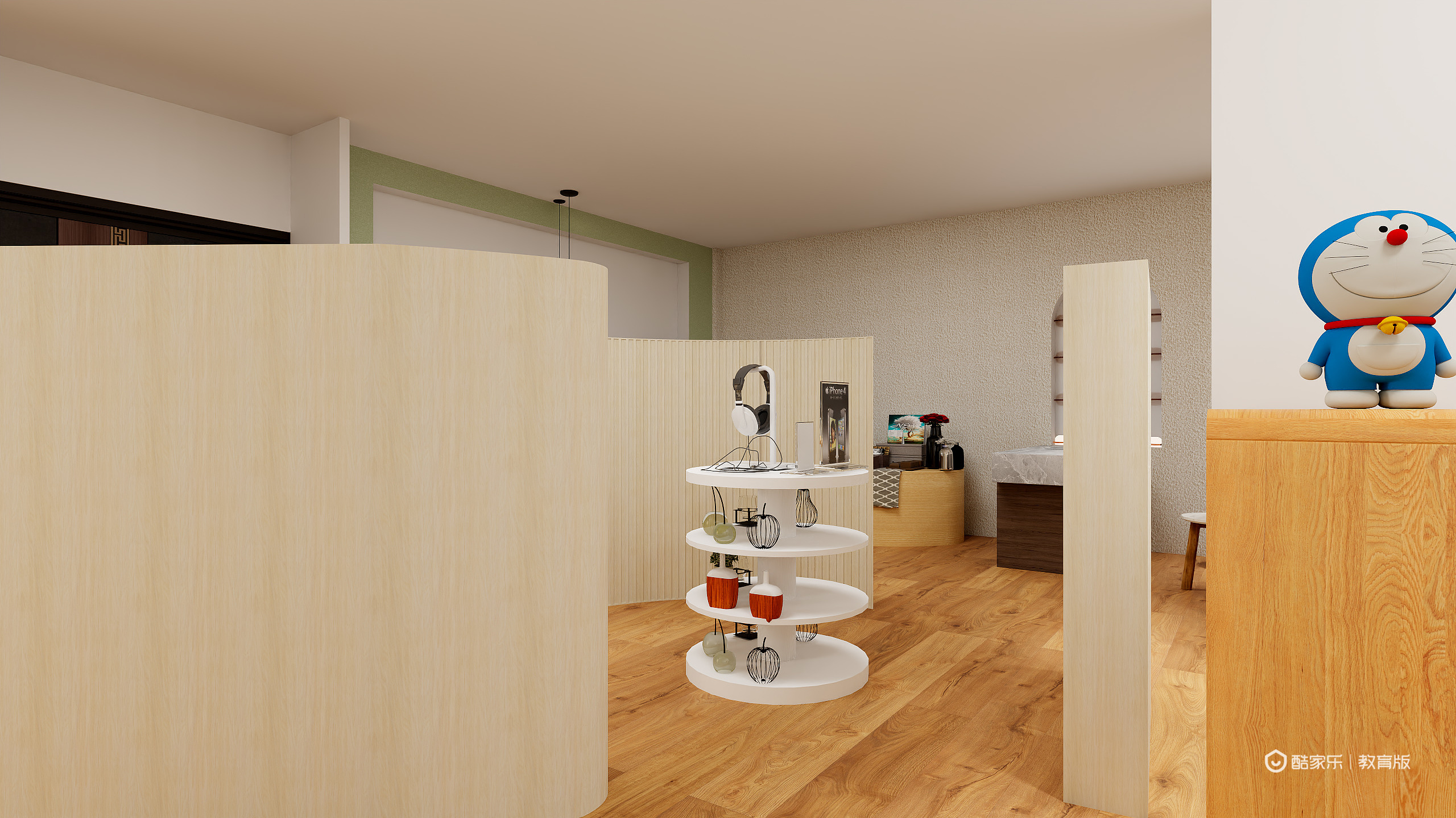 ScOTqayY-中古风手工店装修效果图