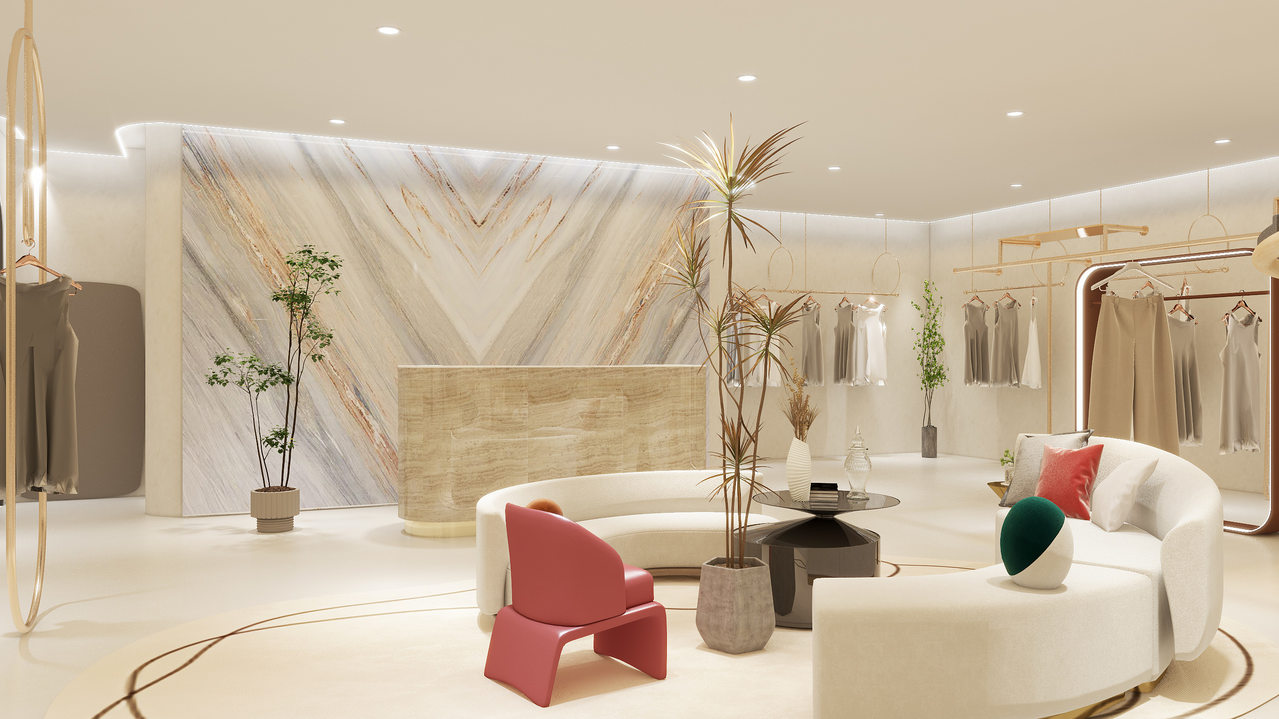 酷用户uBMp-胶州利群二楼 娜尔莉斓店-装修设计方案