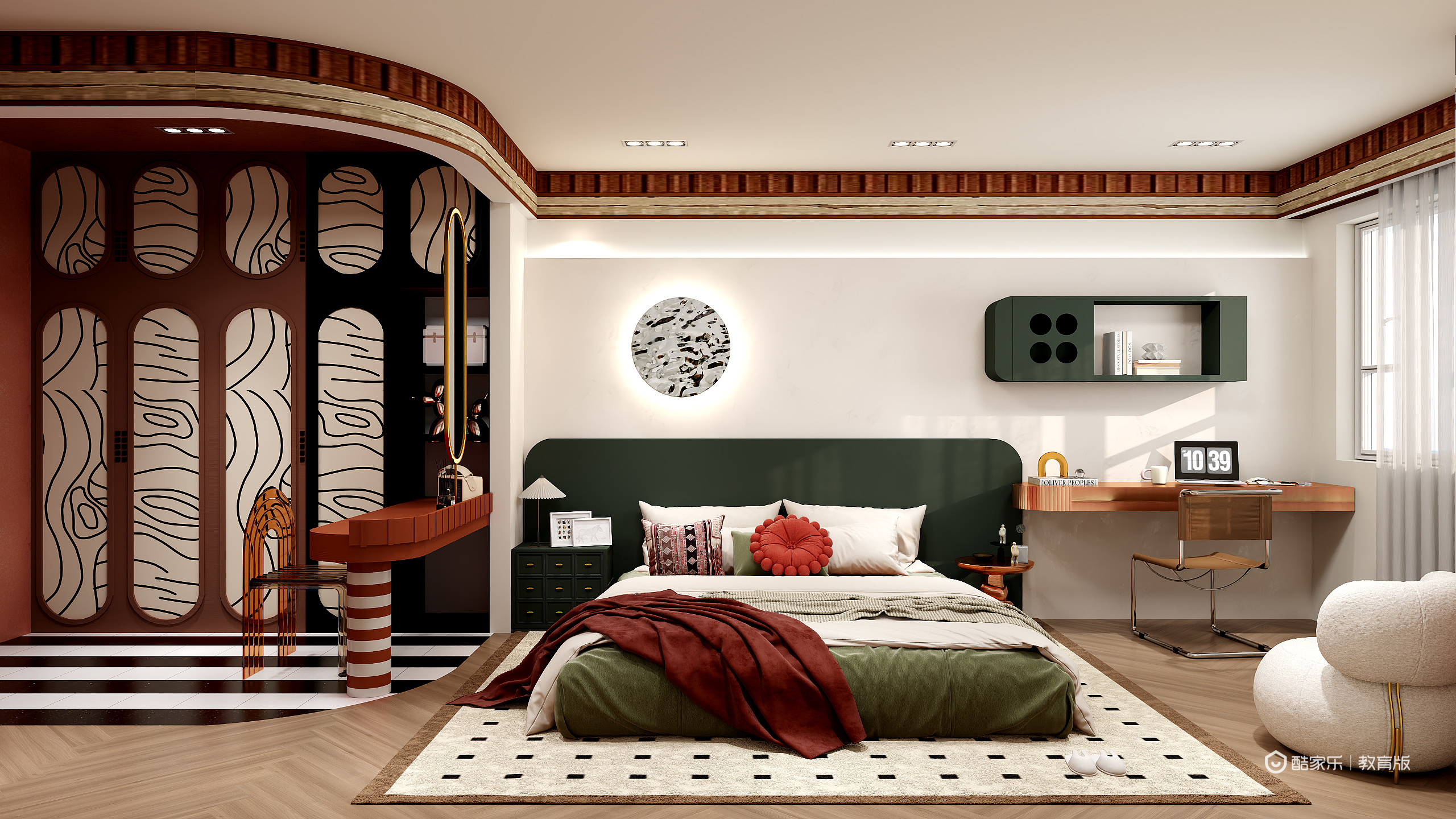 侯苏航-128㎡2室-装修设计方案