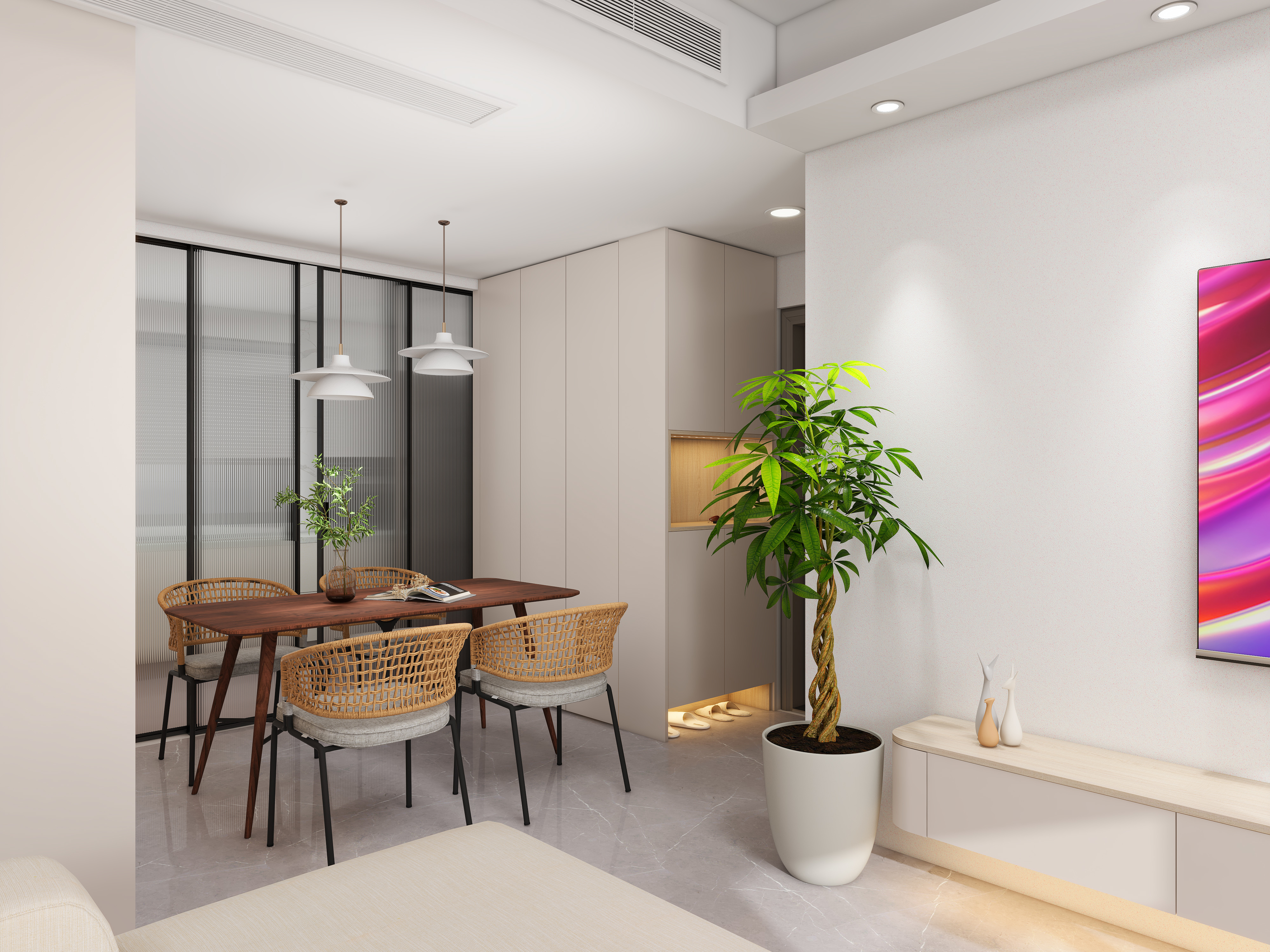 LiMxgk-融创未来金融城92㎡3室装修效果图