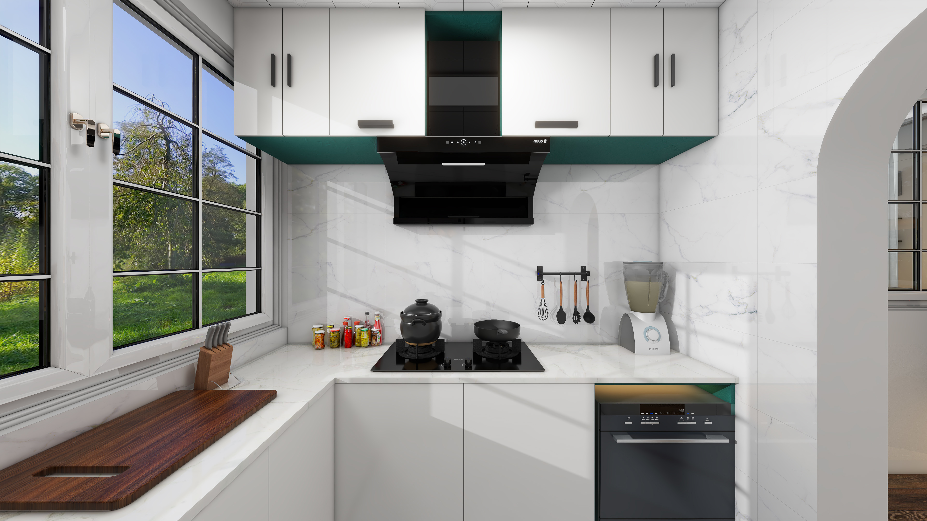 效果图只供参考实际效果以现场为准-108㎡4室装修效果图