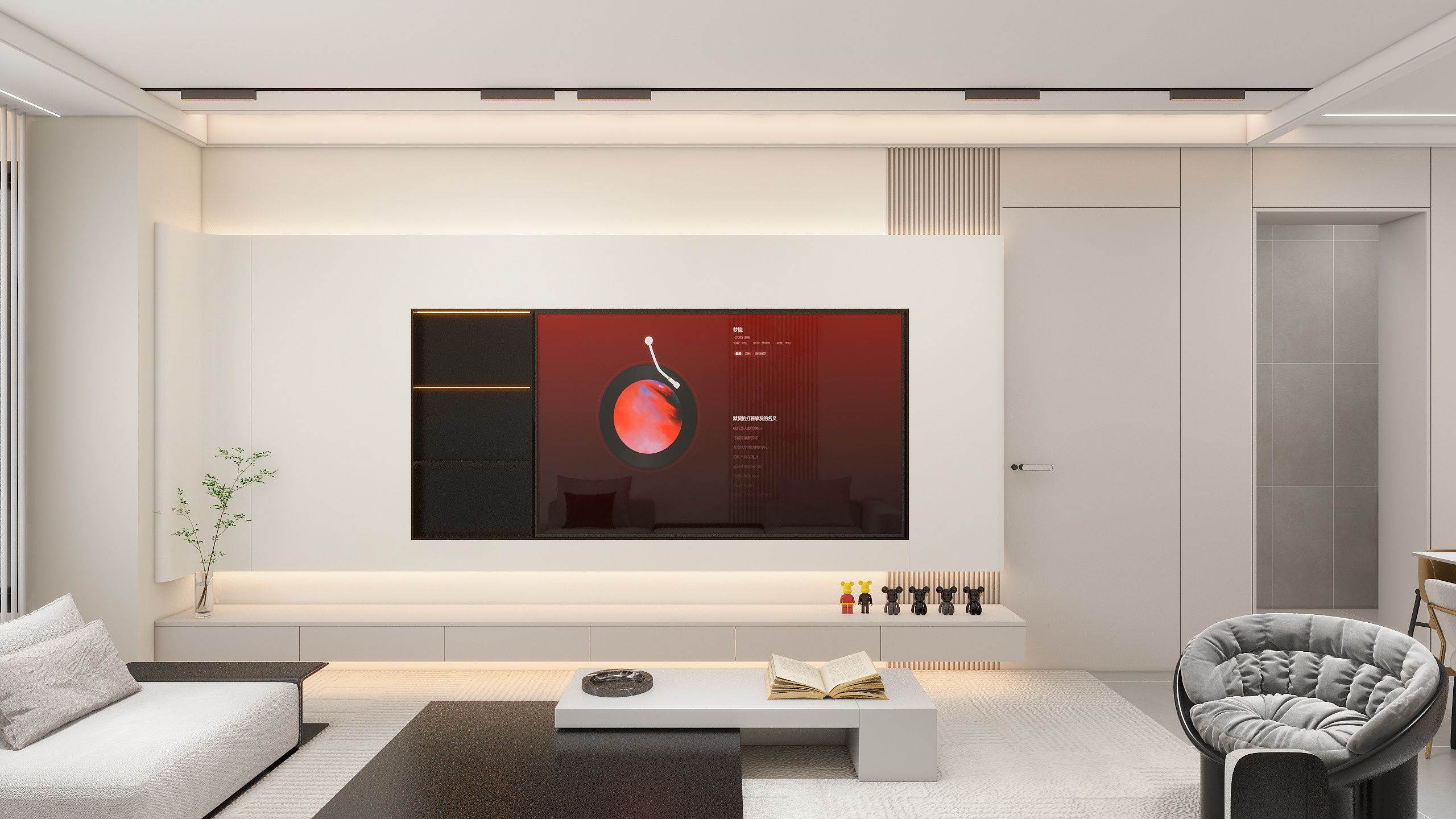 瑞空间全案整装Designer-电业局家属院(效果图）.dwg-装修设计方案