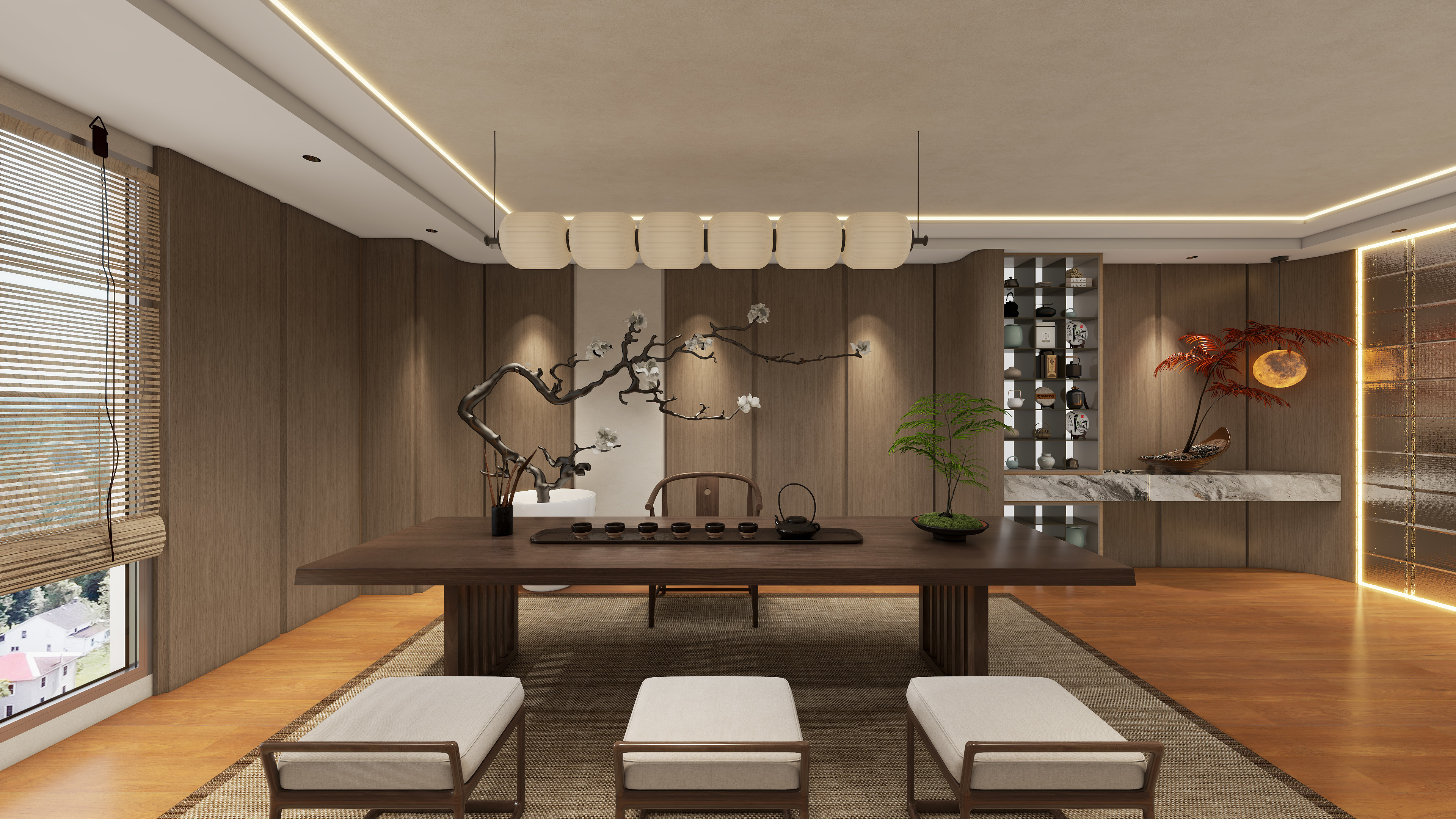 水木壹畫-茶室-装修设计方案