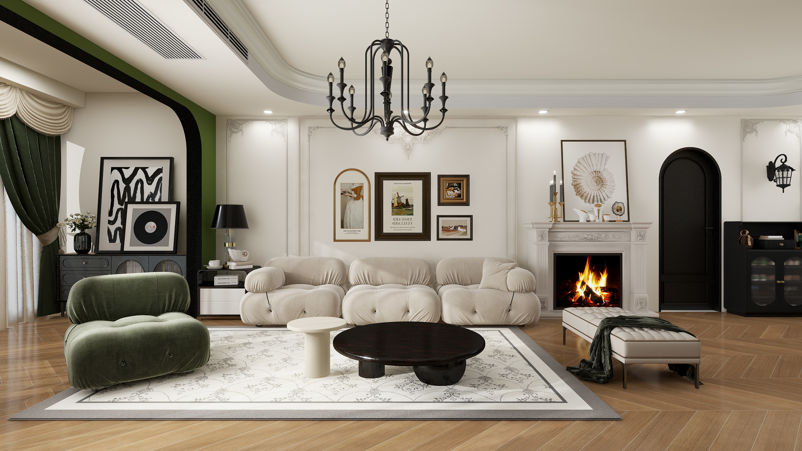 q小明123-法式复古-装修设计方案