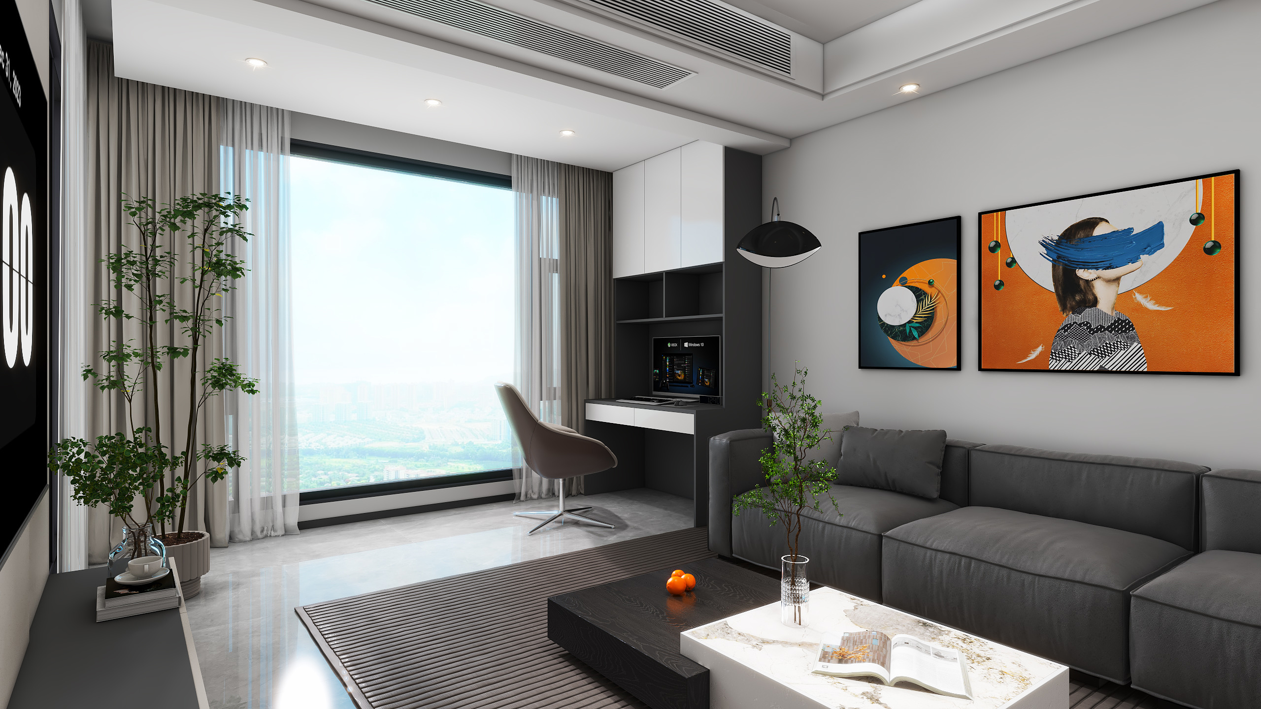 萤飞秋叶随-92㎡2室-装修设计方案