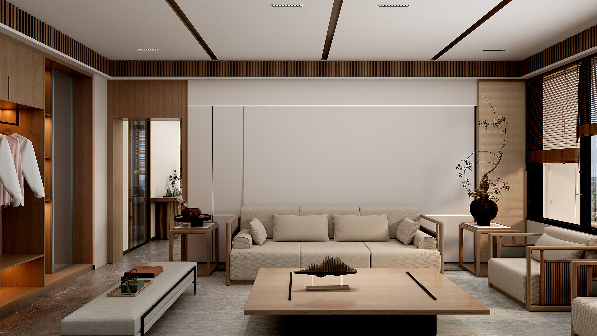 不见高轩-新中式套房-装修设计方案