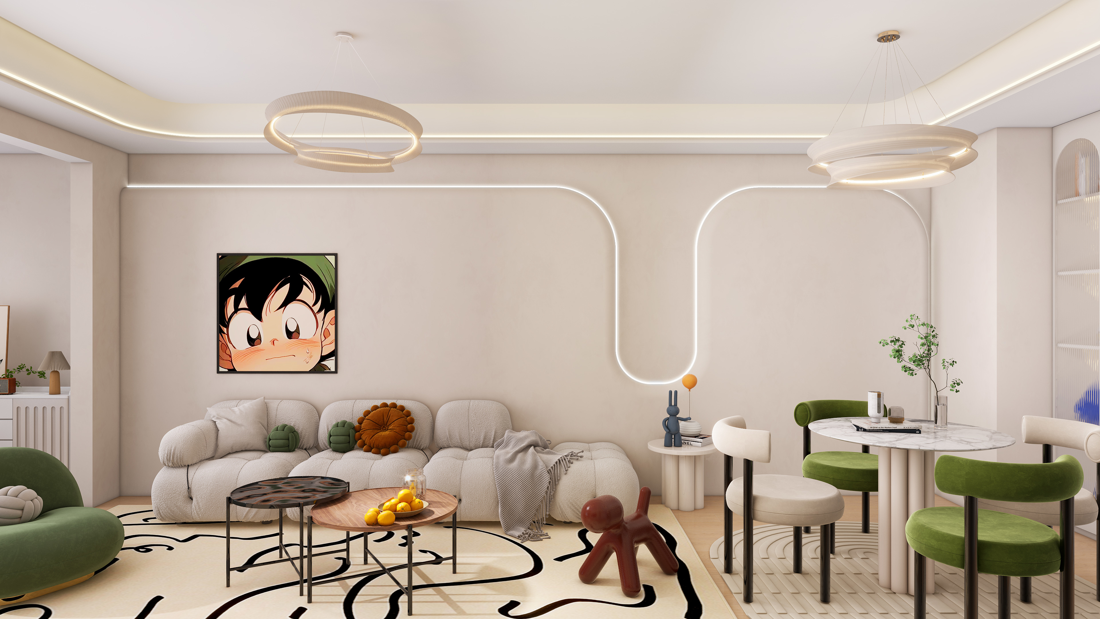 城府Y-保利东湾45㎡-装修设计方案