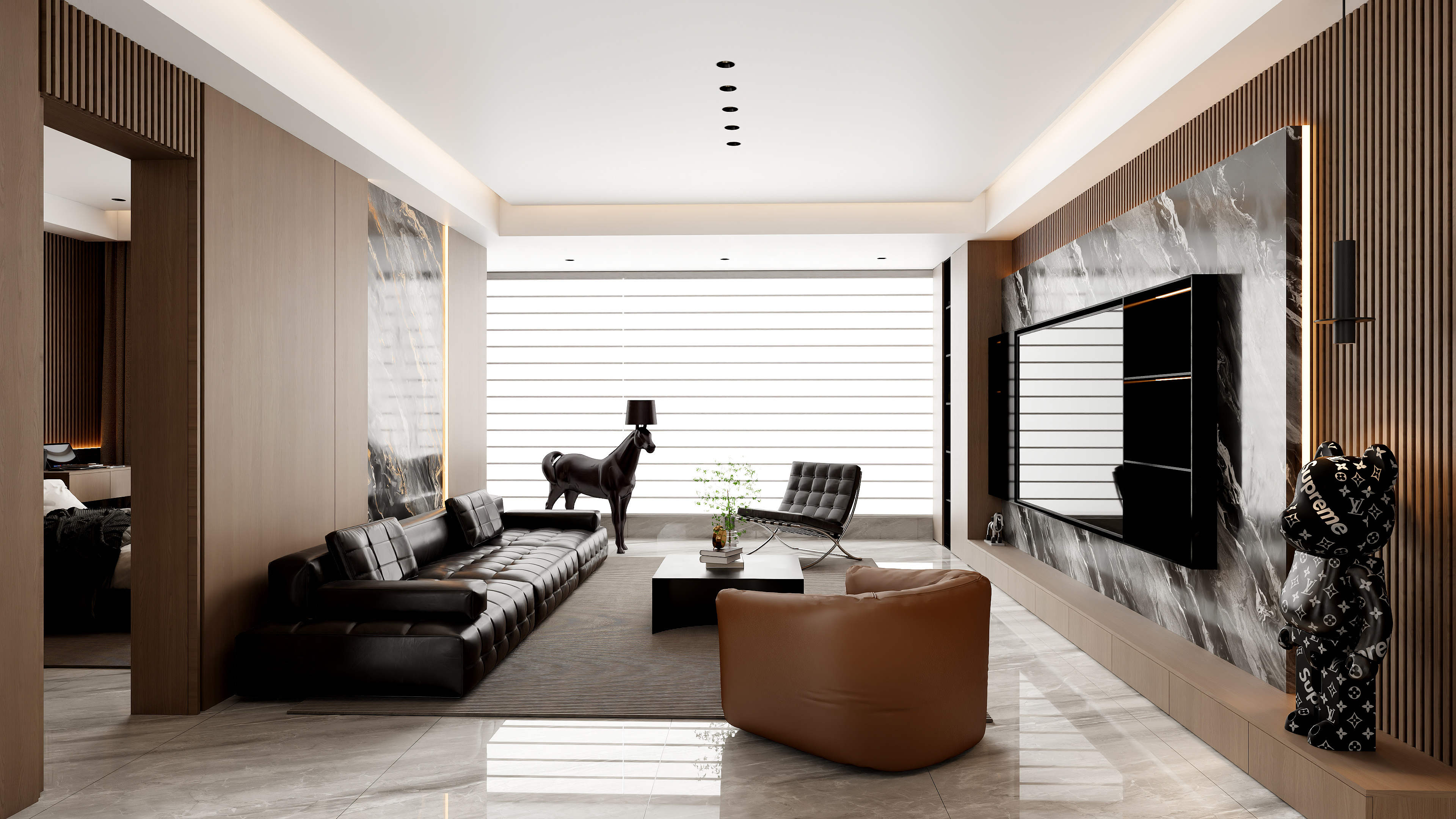 张张涨钱啦-小区房138㎡-装修设计方案