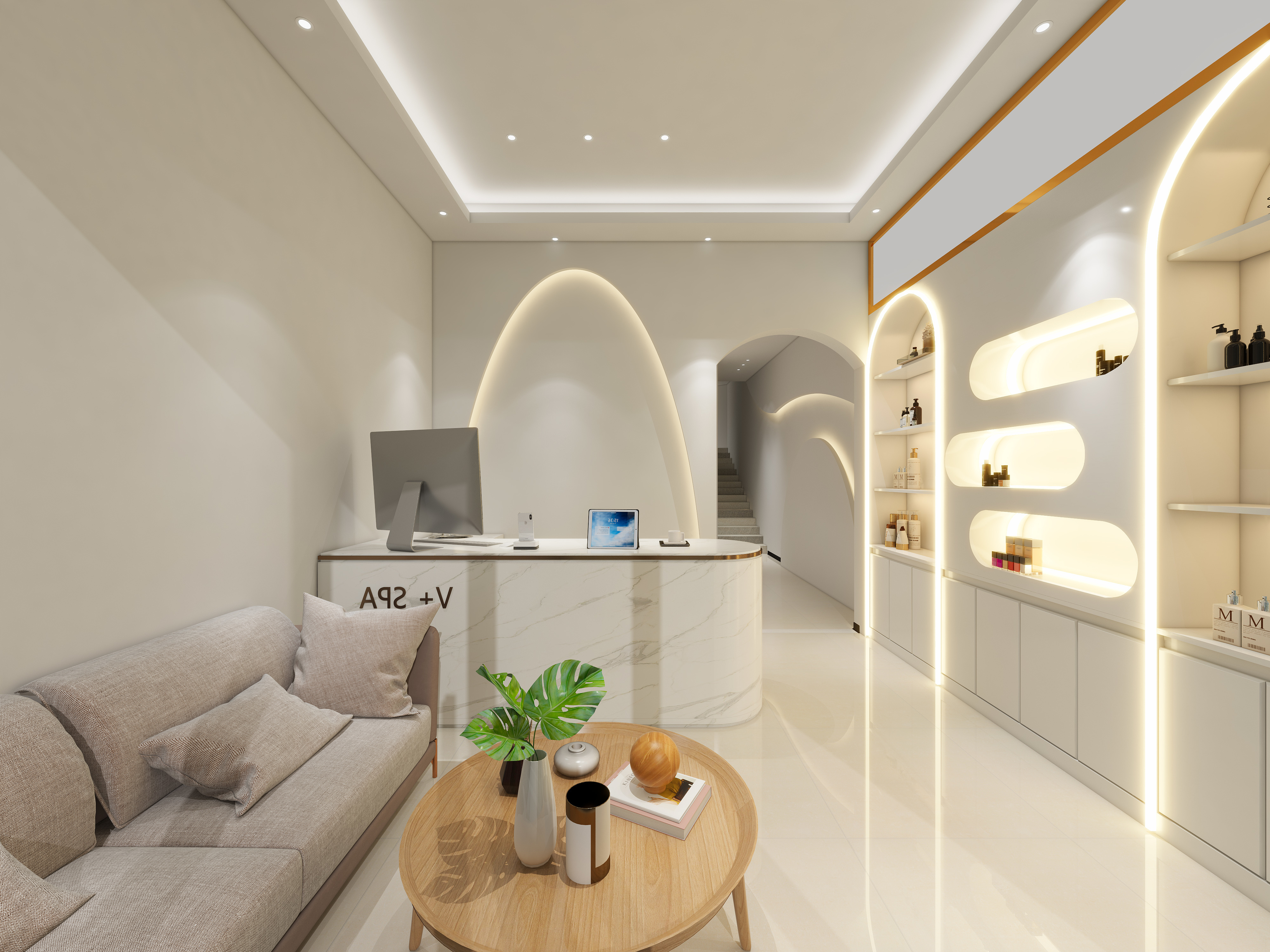 TRAU清静-美容院-装修设计方案