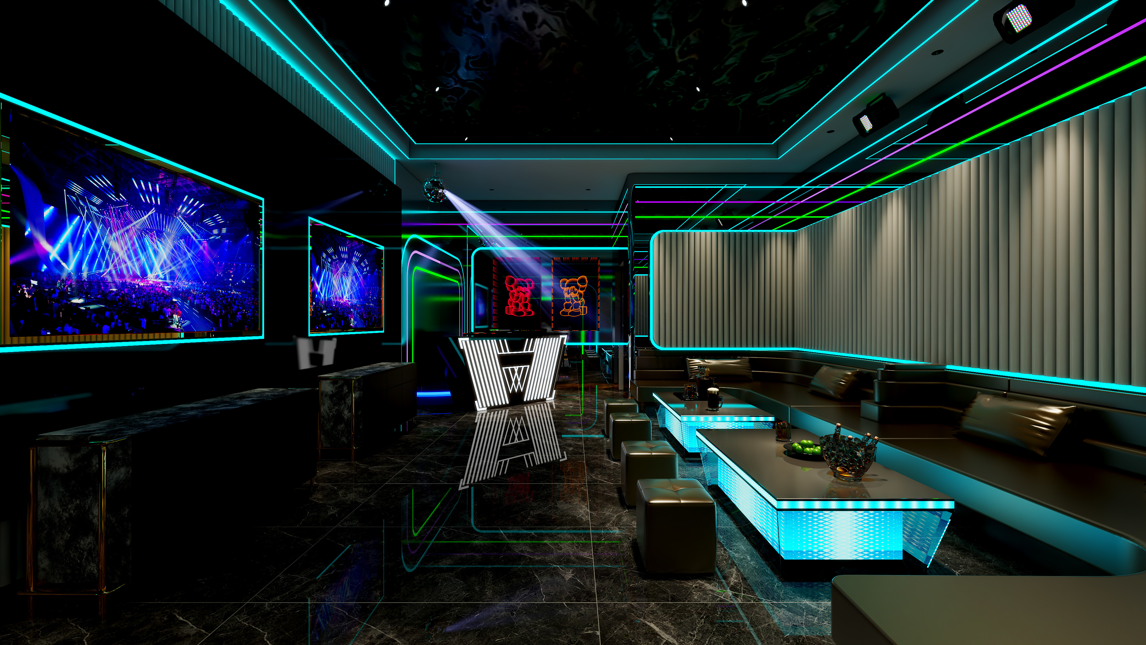 花开富贵Q-KTV-装修设计方案