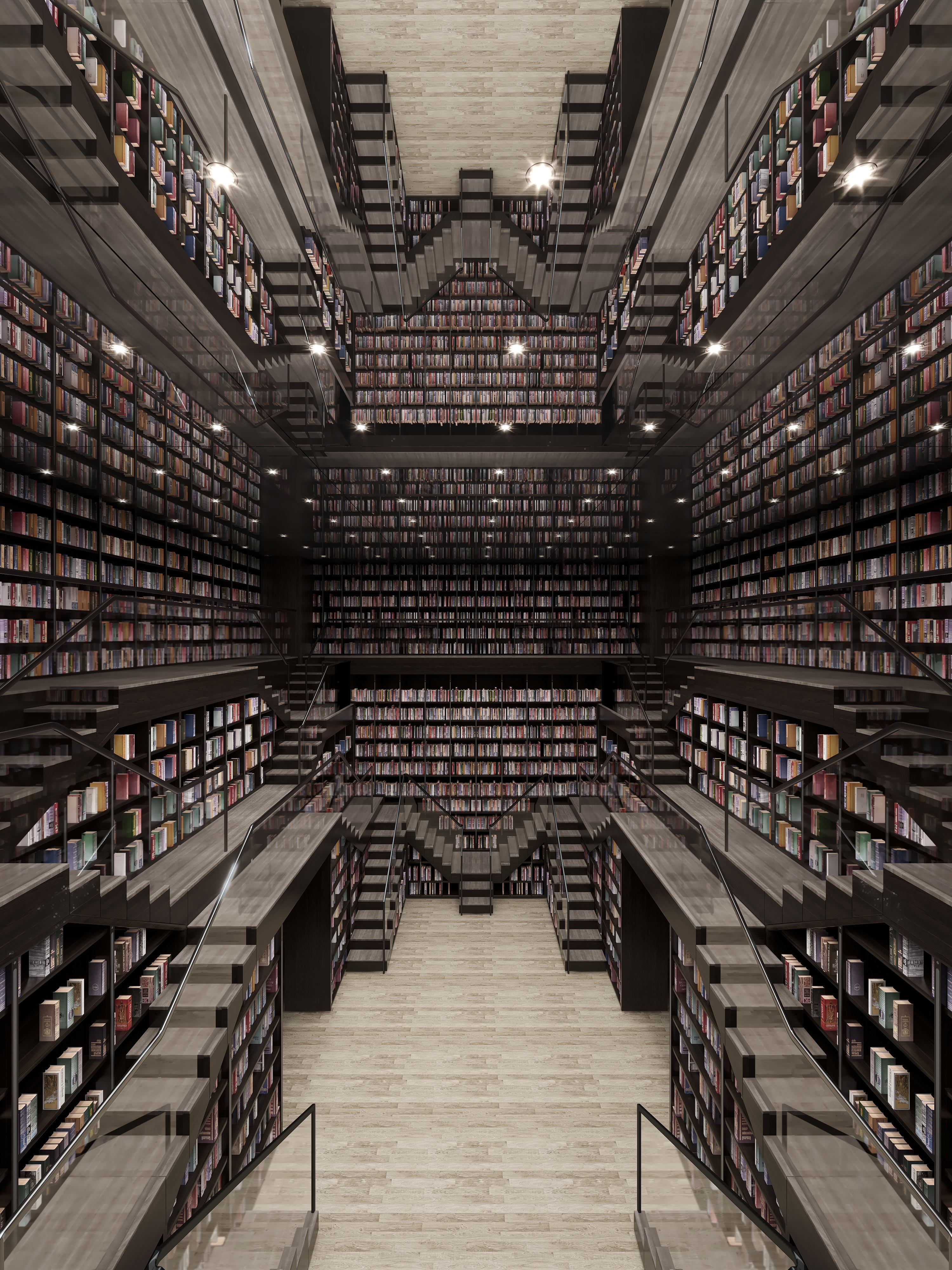 Designer孔-《钟书阁》-装修设计方案