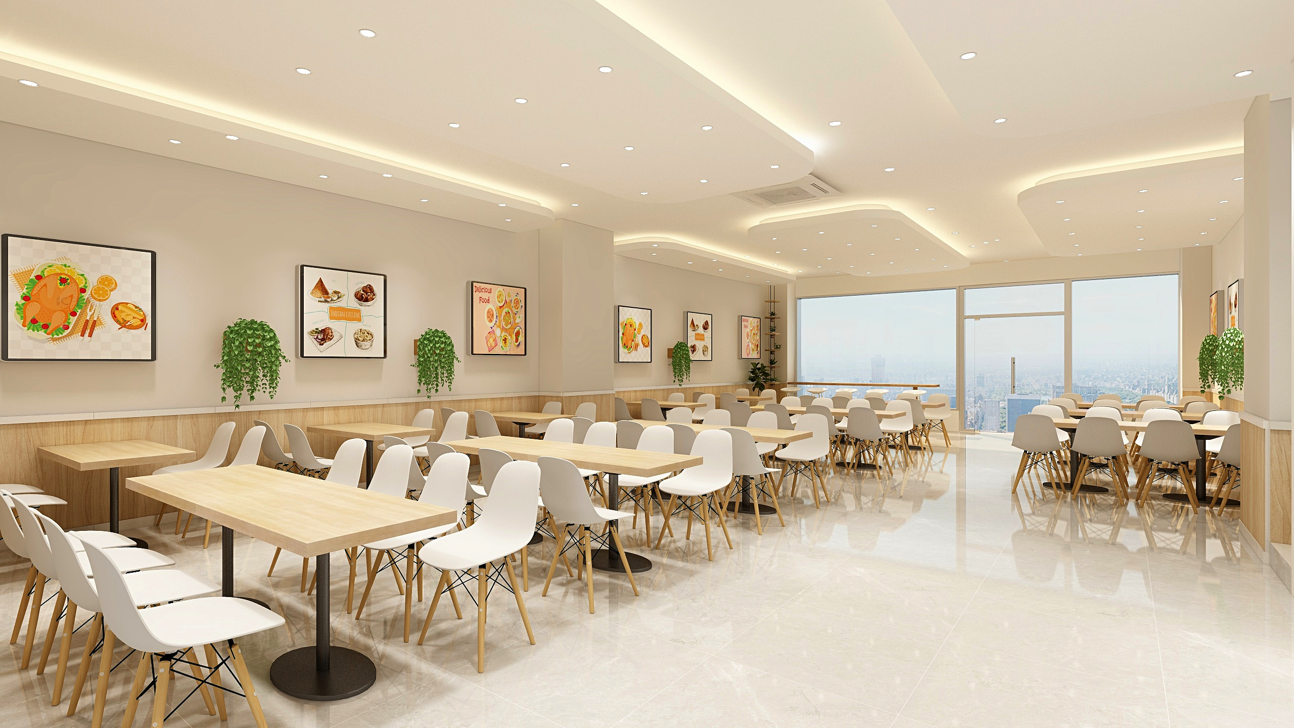 黄金老师作品-华西食堂-装修设计方案