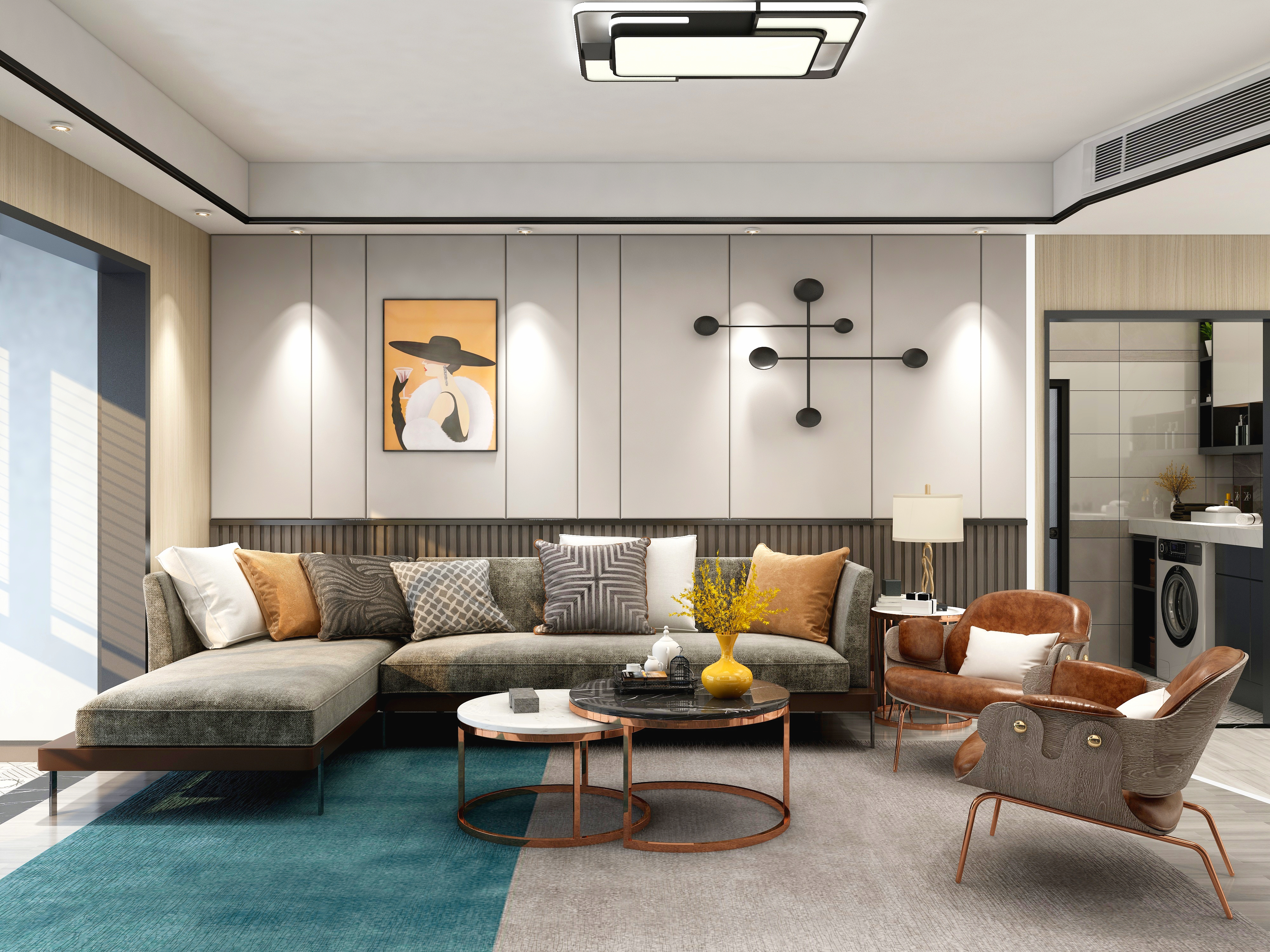 言設-欢乐一家-王毅丨180方现代-装修设计方案