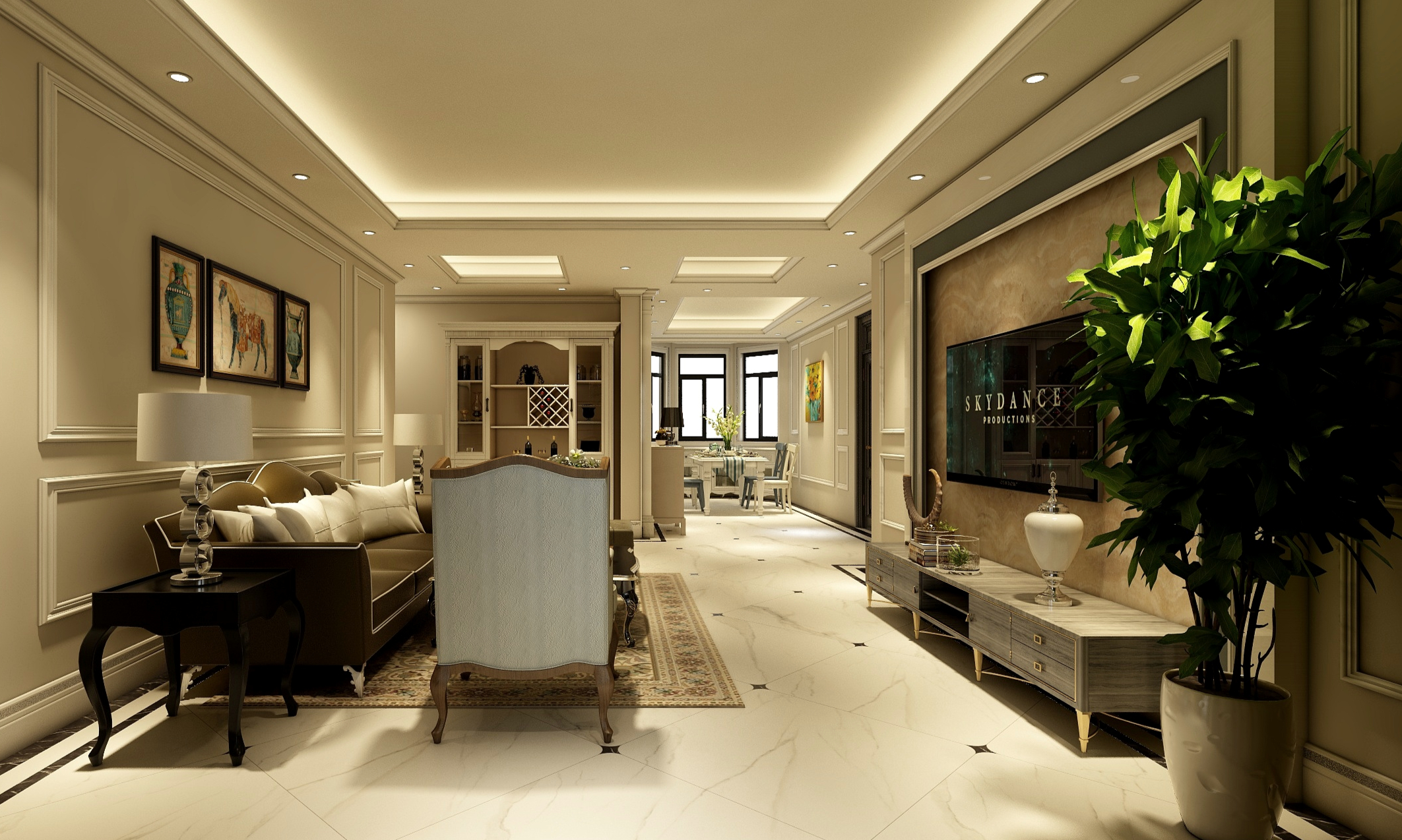 文石印象-军山花园-装修设计方案