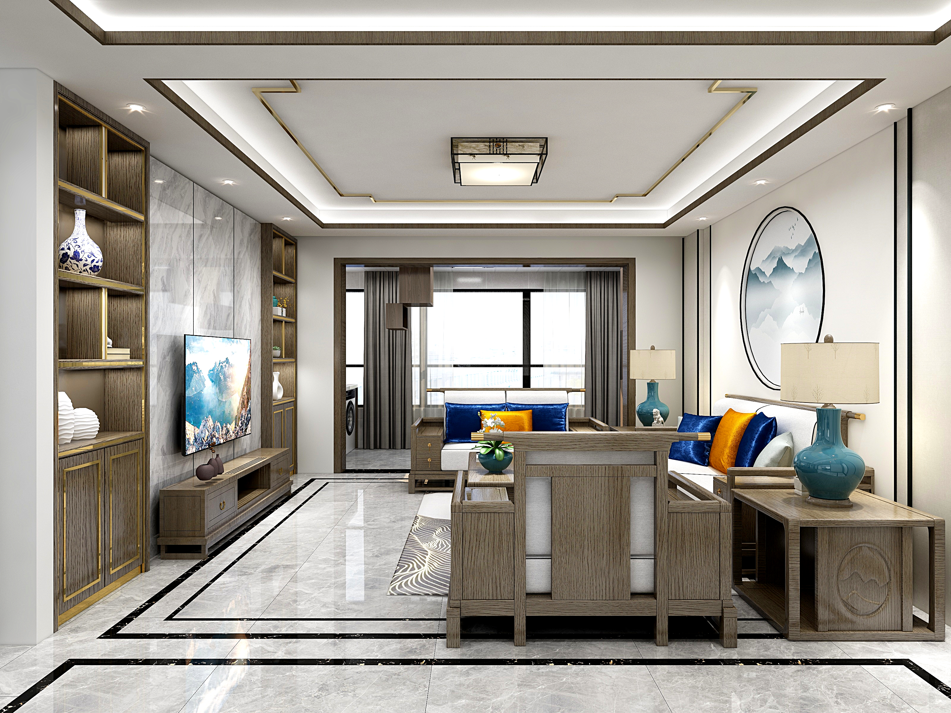 半夏拾忆-荣盛观邸装修效果图