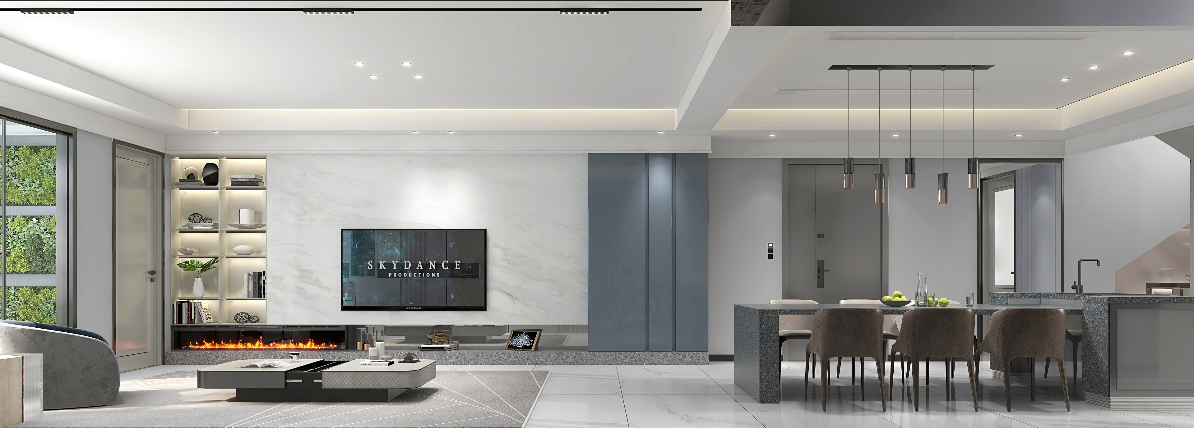 黄建-《观妙》新中式|高层复式楼装修效果图