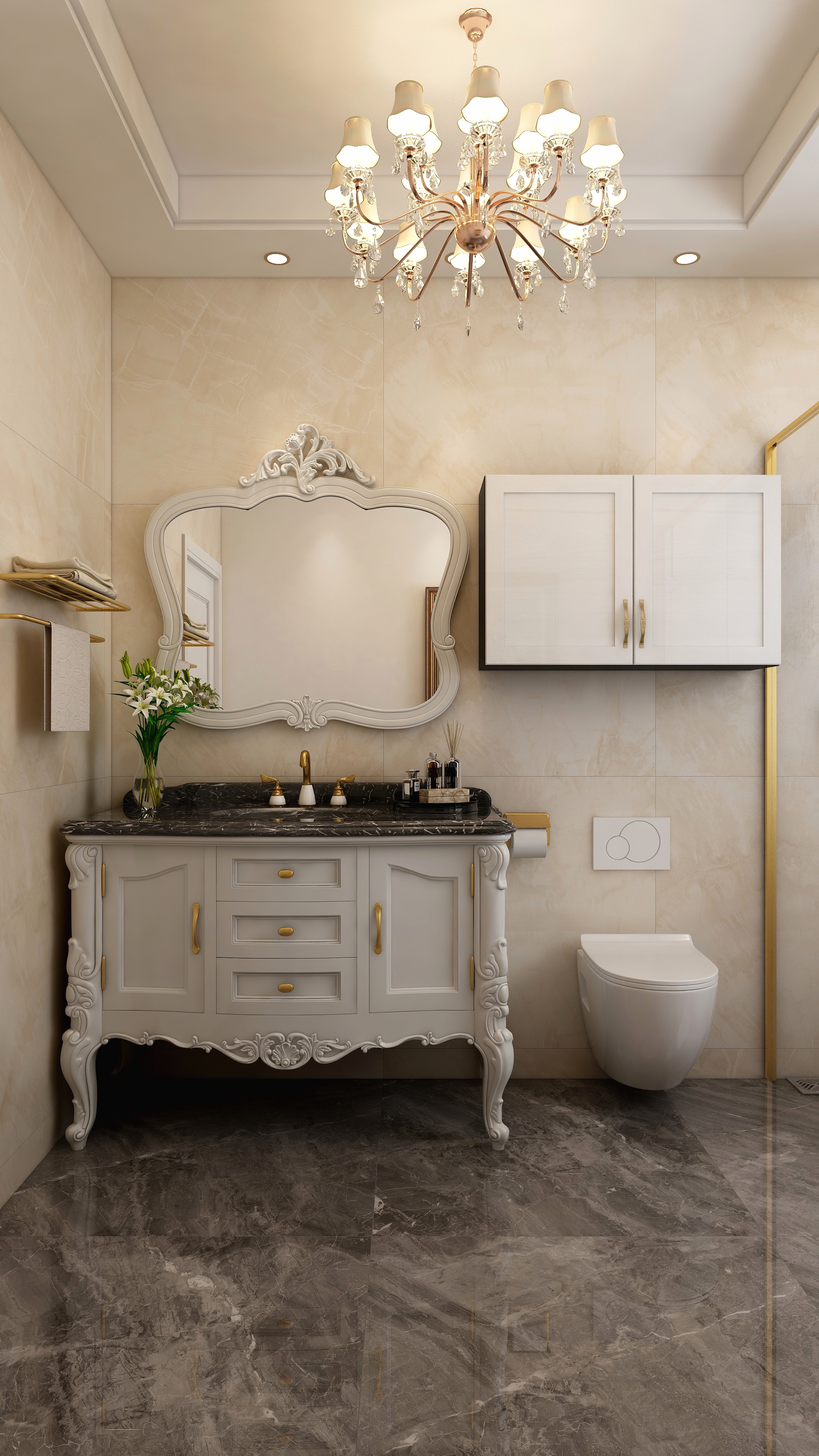 胡老师百分百-欧式风格卫生间-装修设计方案