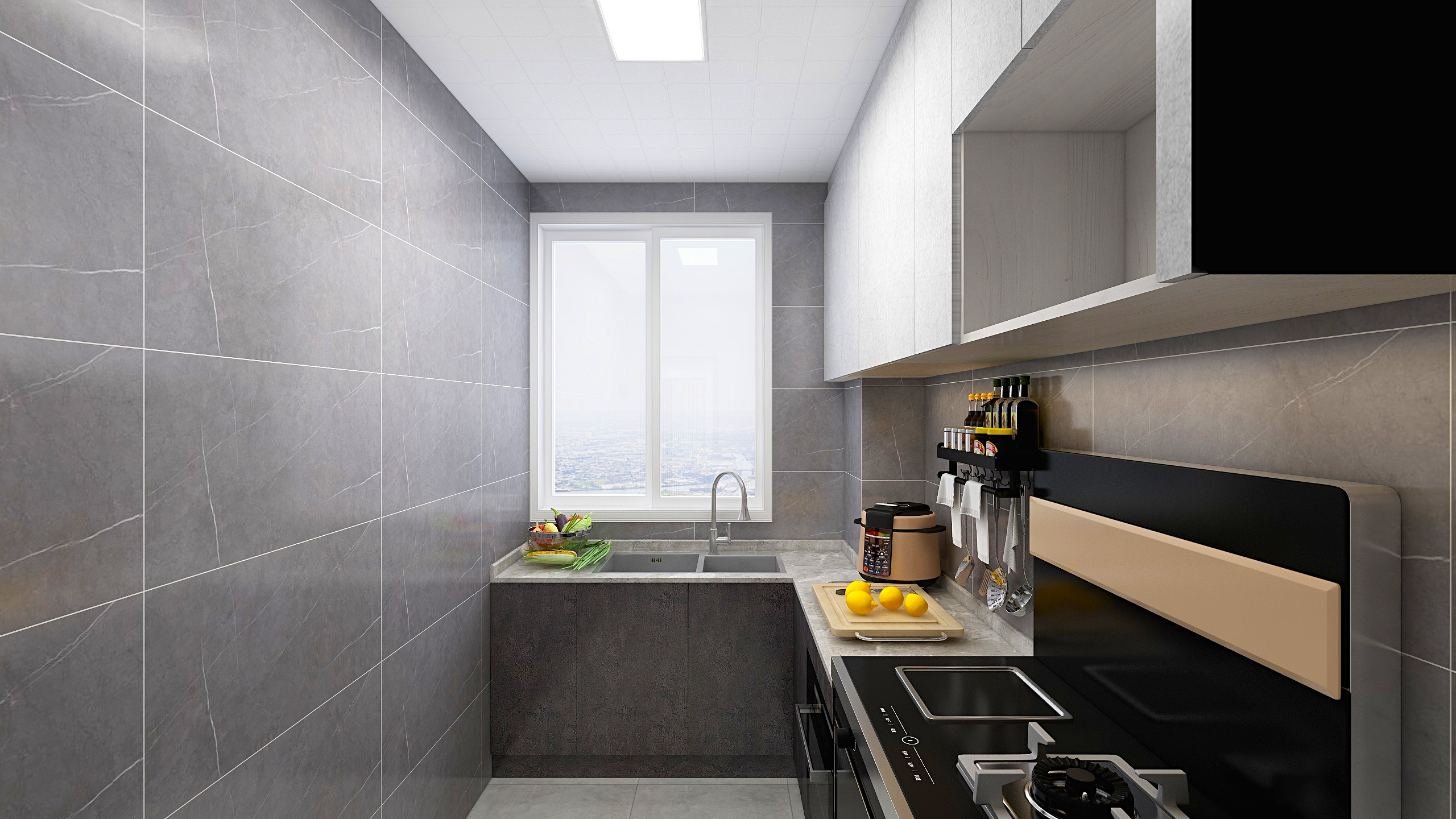 陈飞-136方新中式四居装修效果图