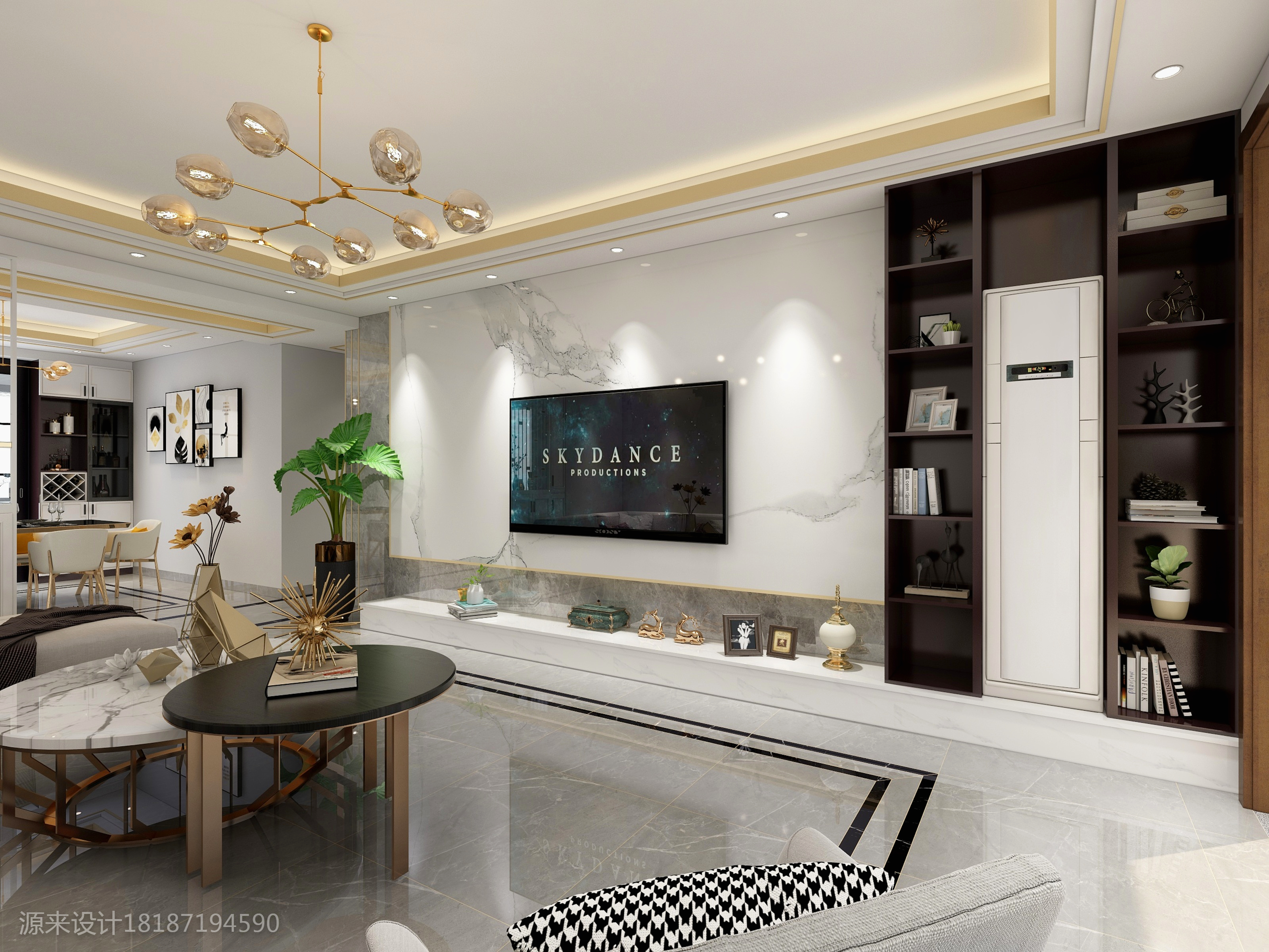 源来装饰设计-阳光名苑19幢601室（方案修改）-装修设计方案