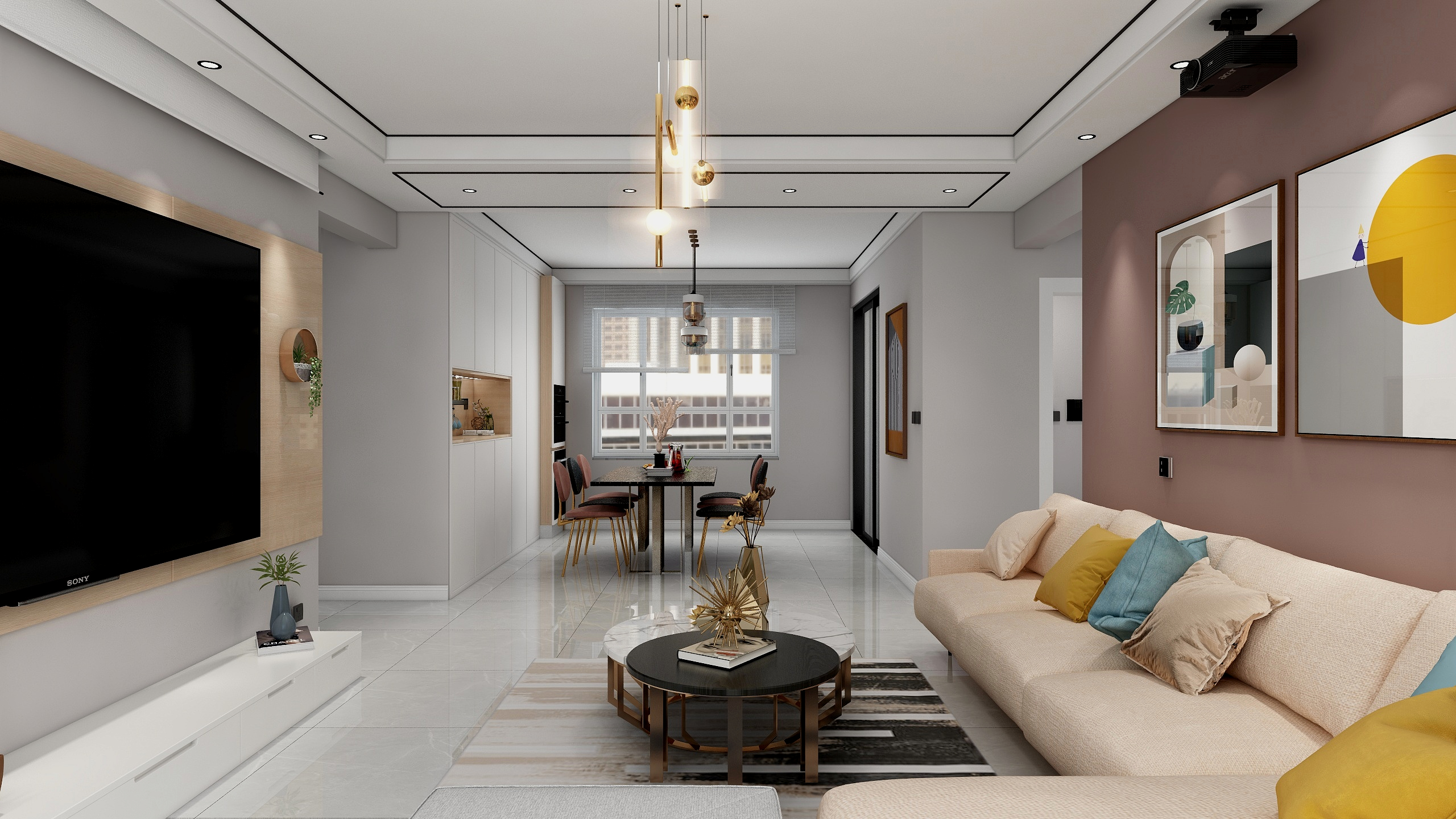 顾北南-（小跳蛙）天津程女士140装修效果图