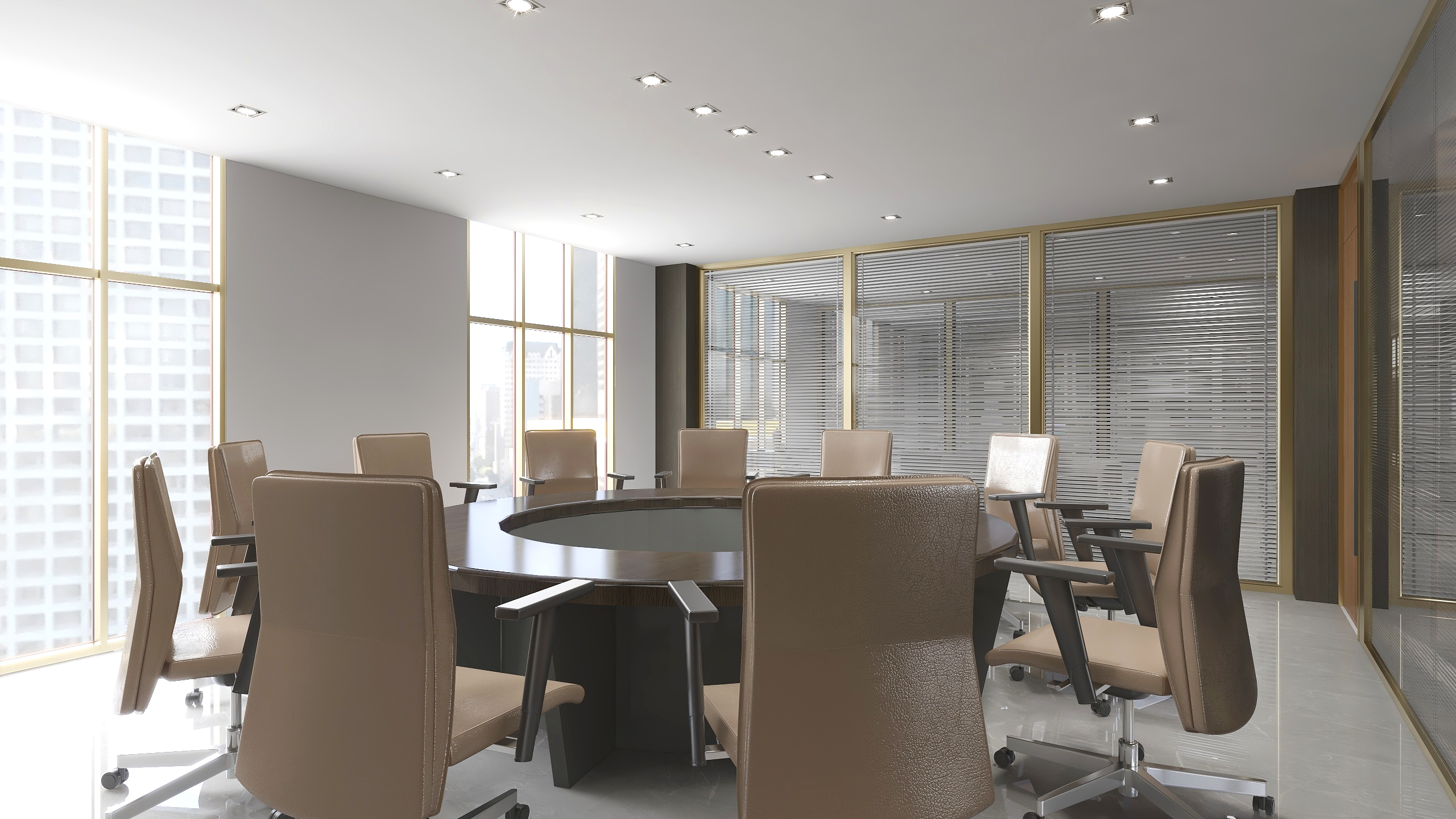 天晟设计-三楼员工办公区-装修设计方案