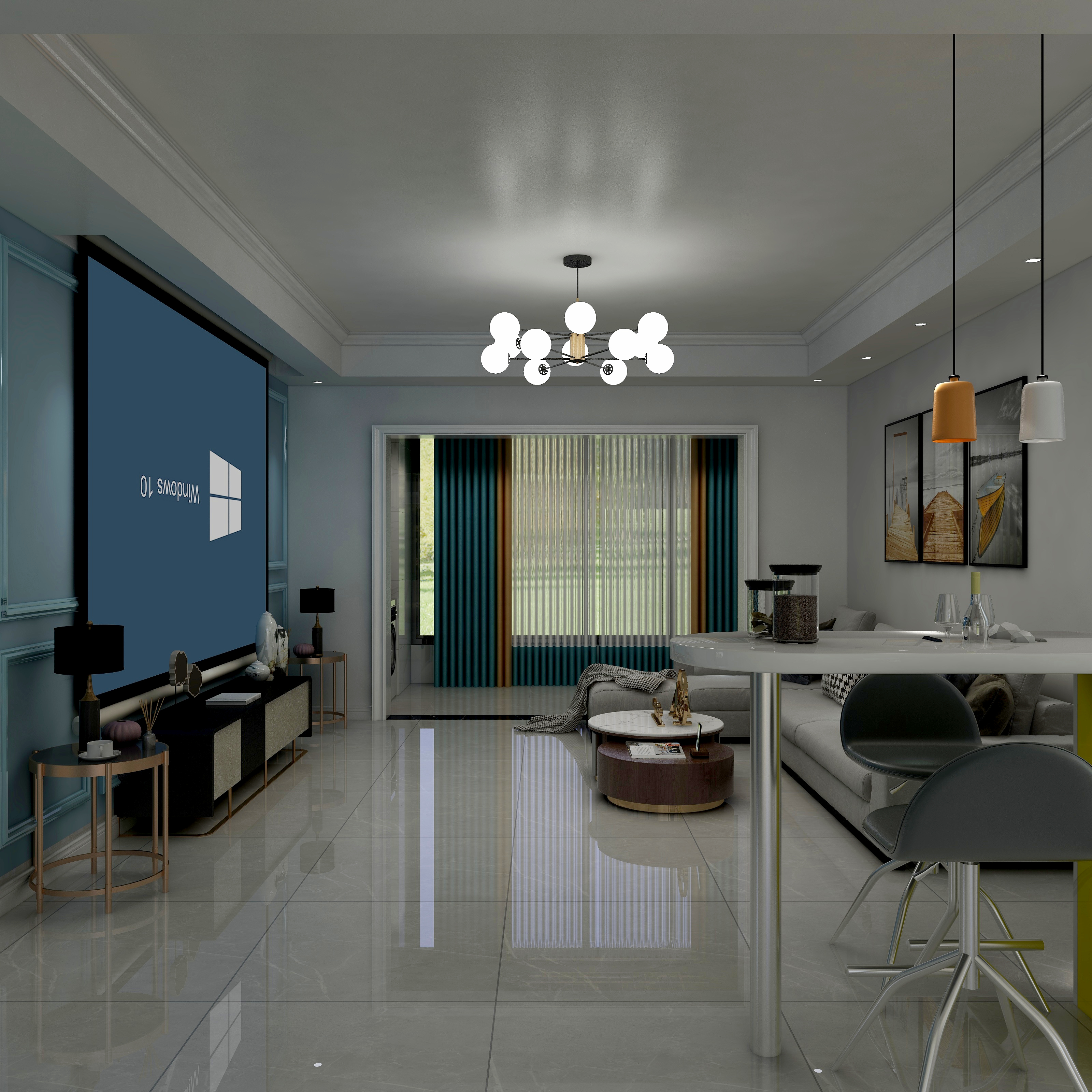 设计裴工-120平大三房的简欧风格-装修设计方案