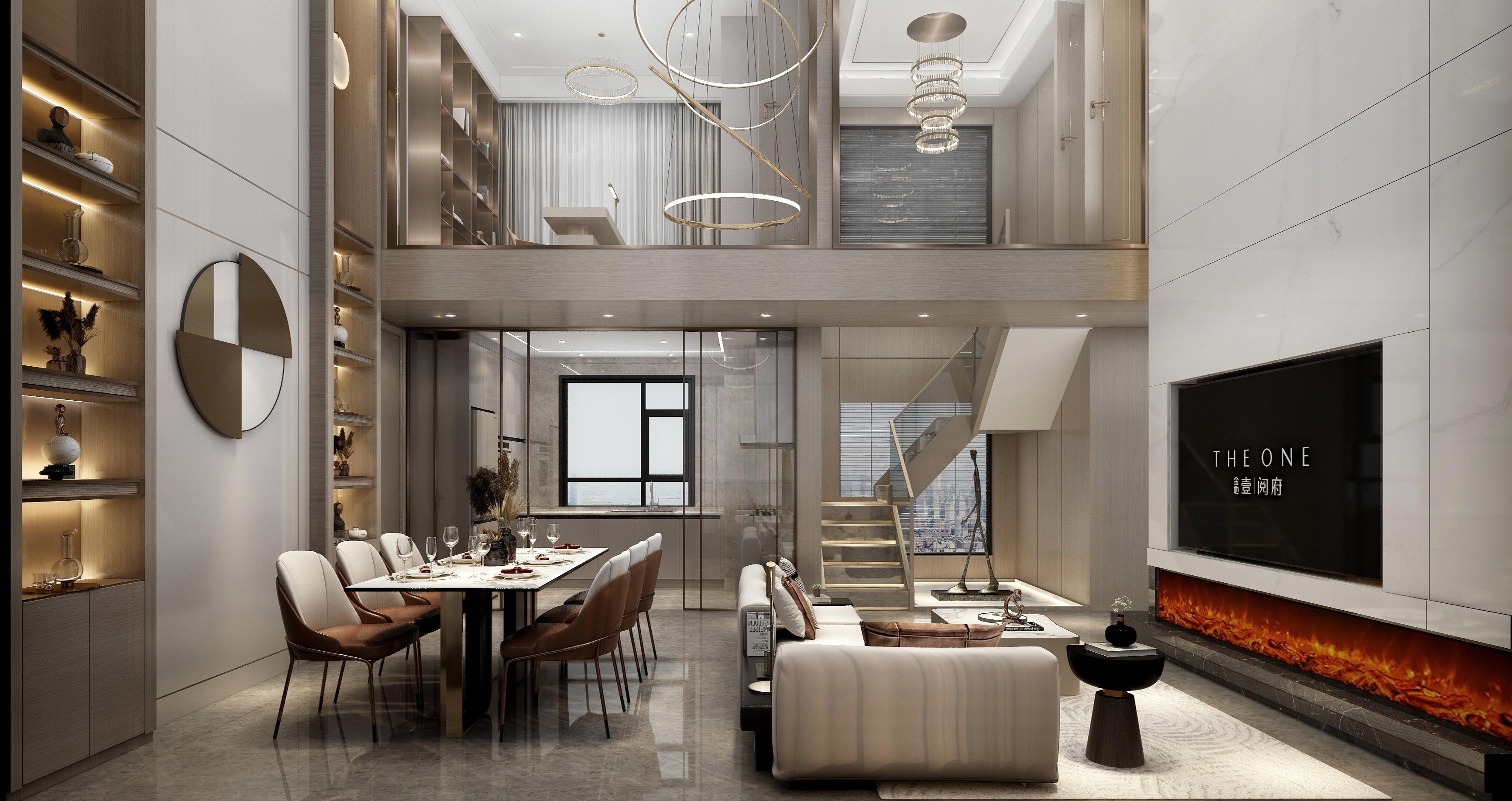 摄政糖王-《复式》金地壹悦府-若崖200平-副本-装修设计方案