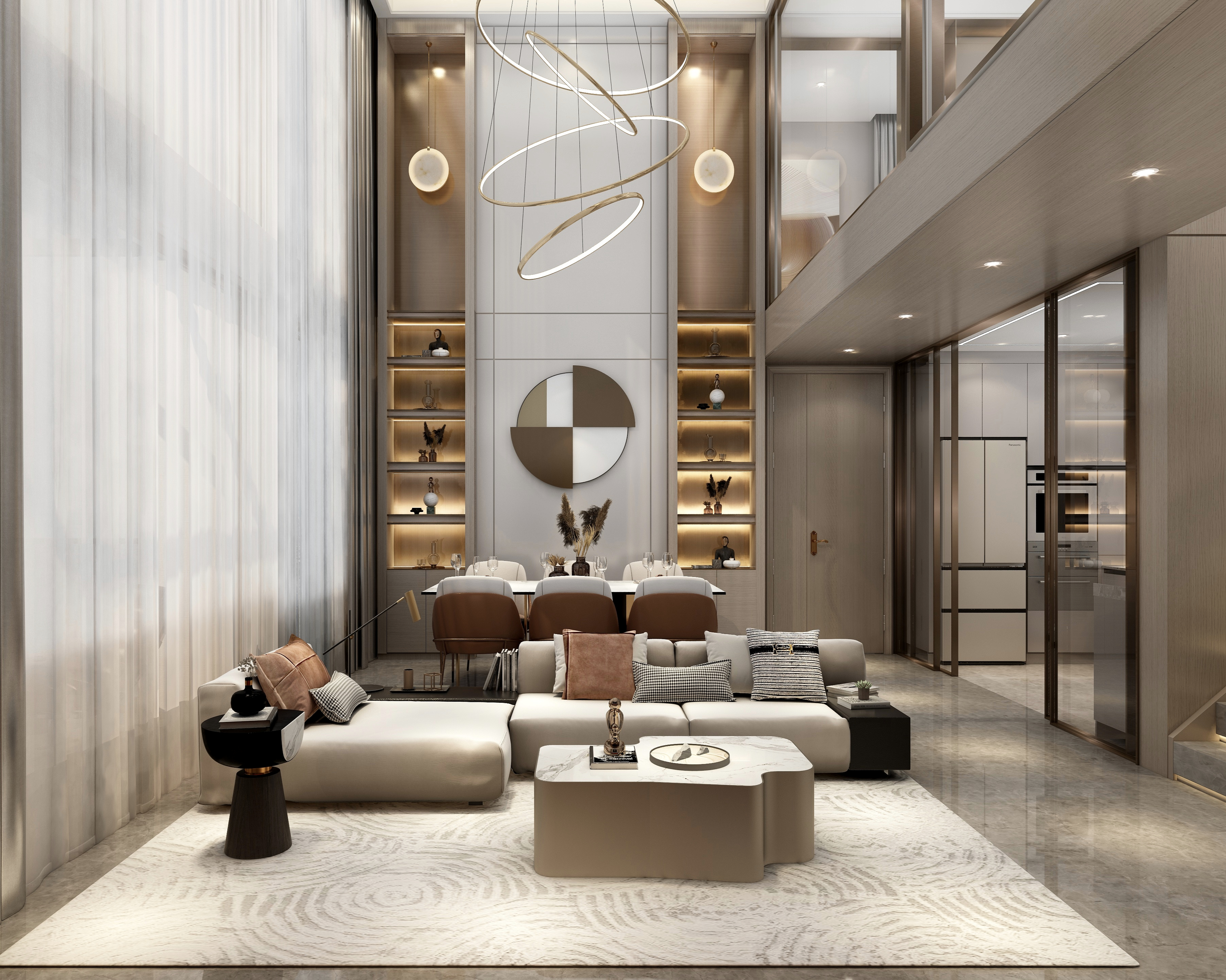 王阳泽一18135180942-《复式》金地壹悦府-若崖200平-装修设计方案