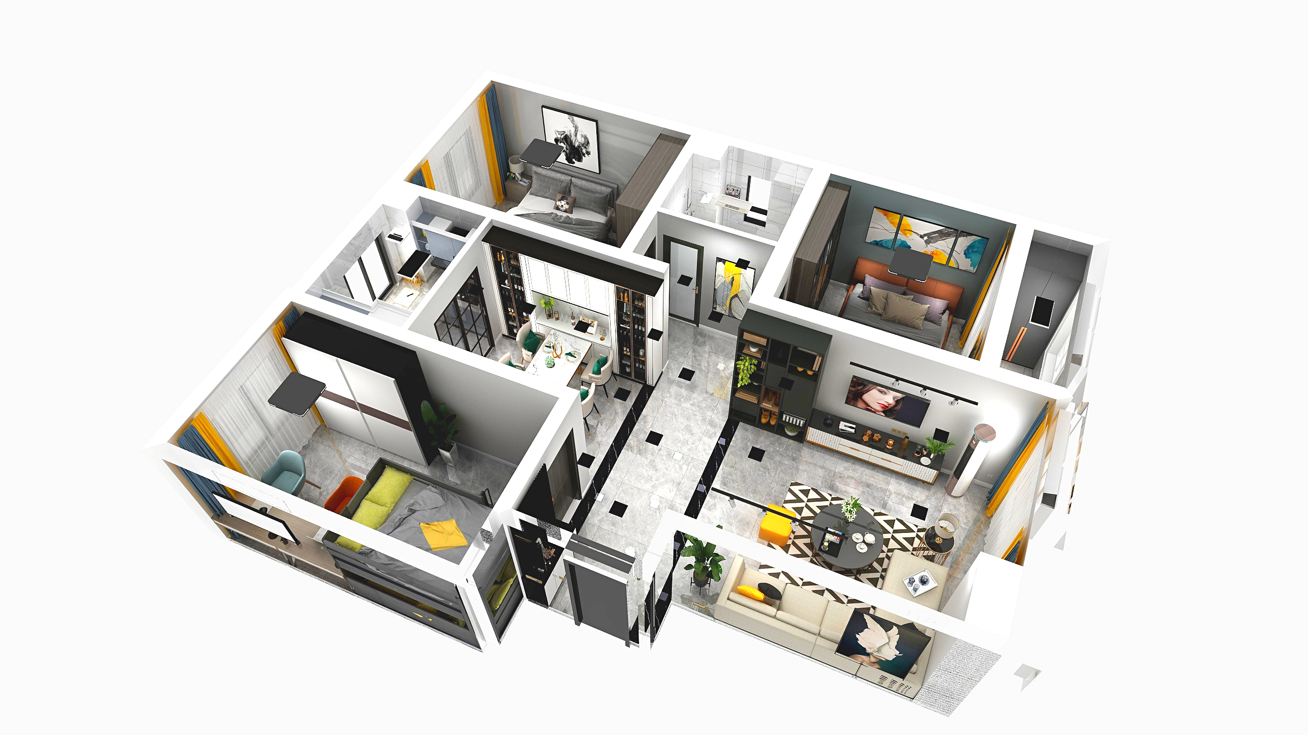 王园然-紫荆假日116㎡（最终版）-装修设计方案