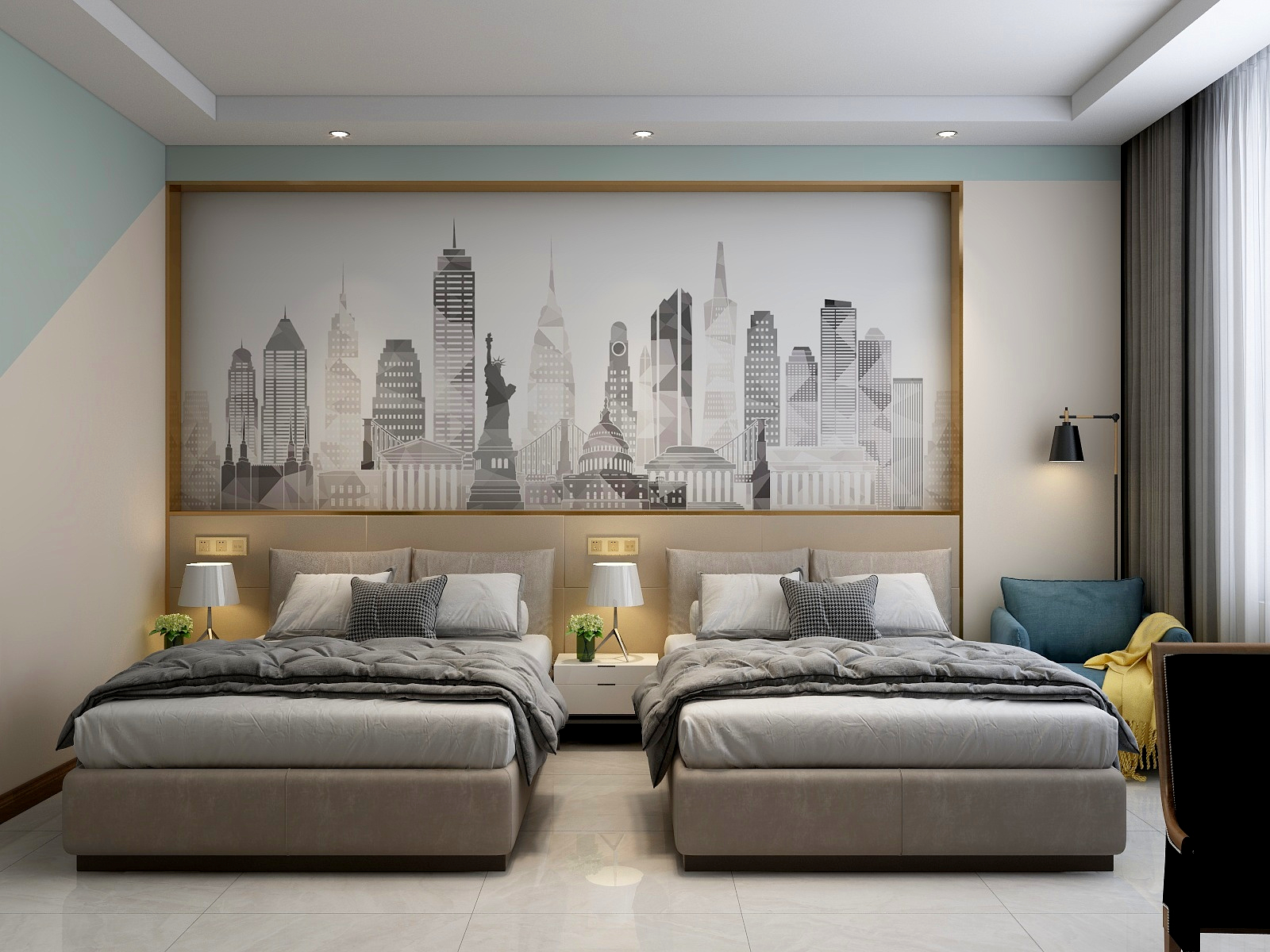 成都万禾装饰-东城酒店装修效果图